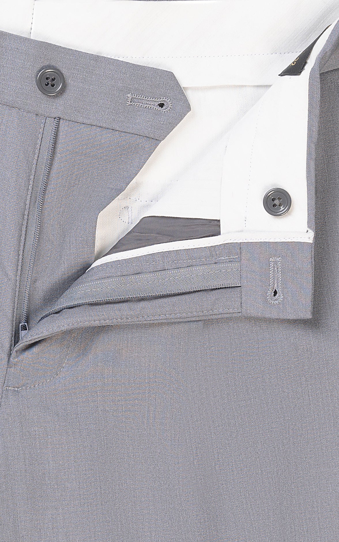 CLASSIC FIT LIGHT GREY DRESS PANT - Image 5