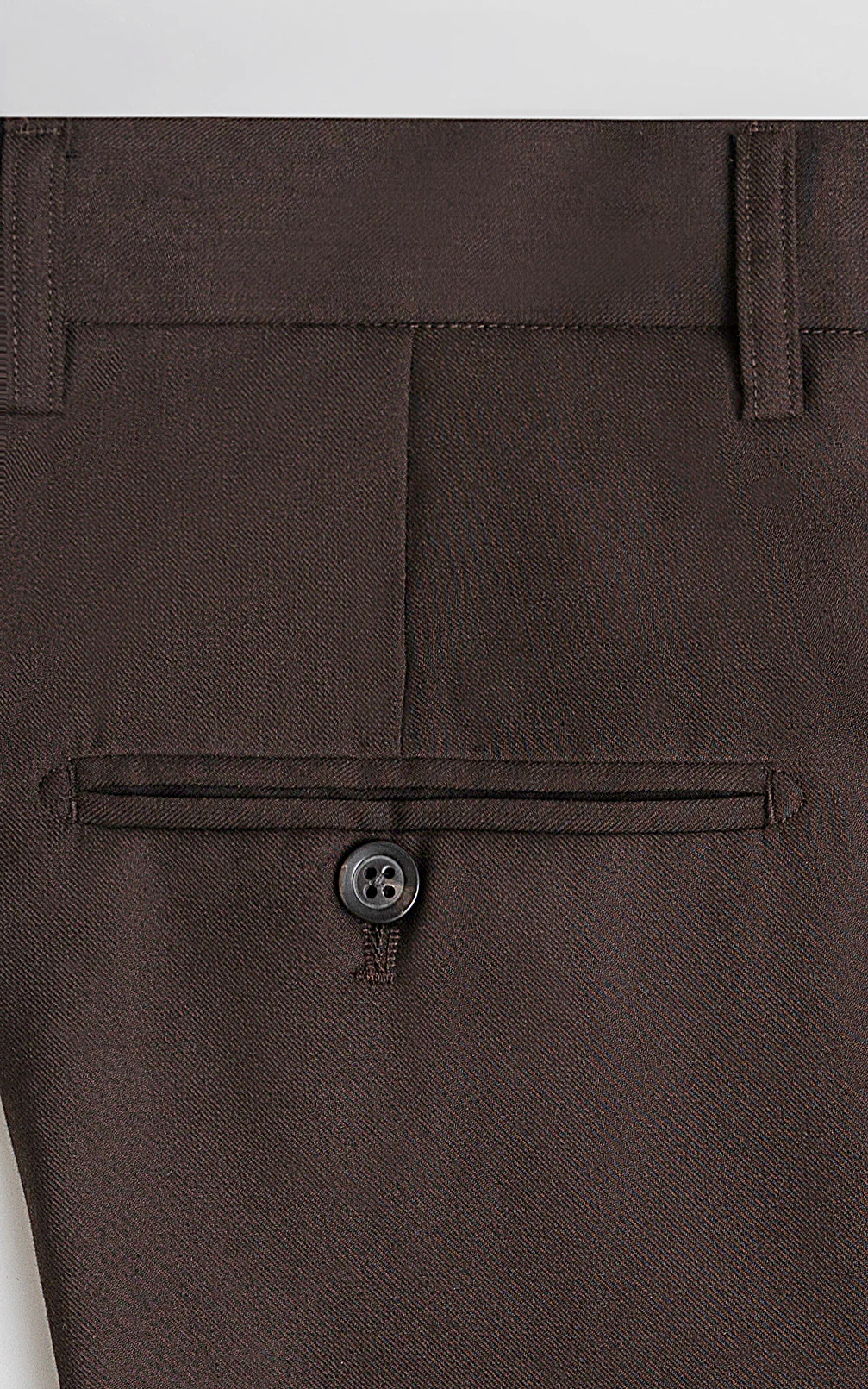 DRESS PANT DARK BROWN - Image 2