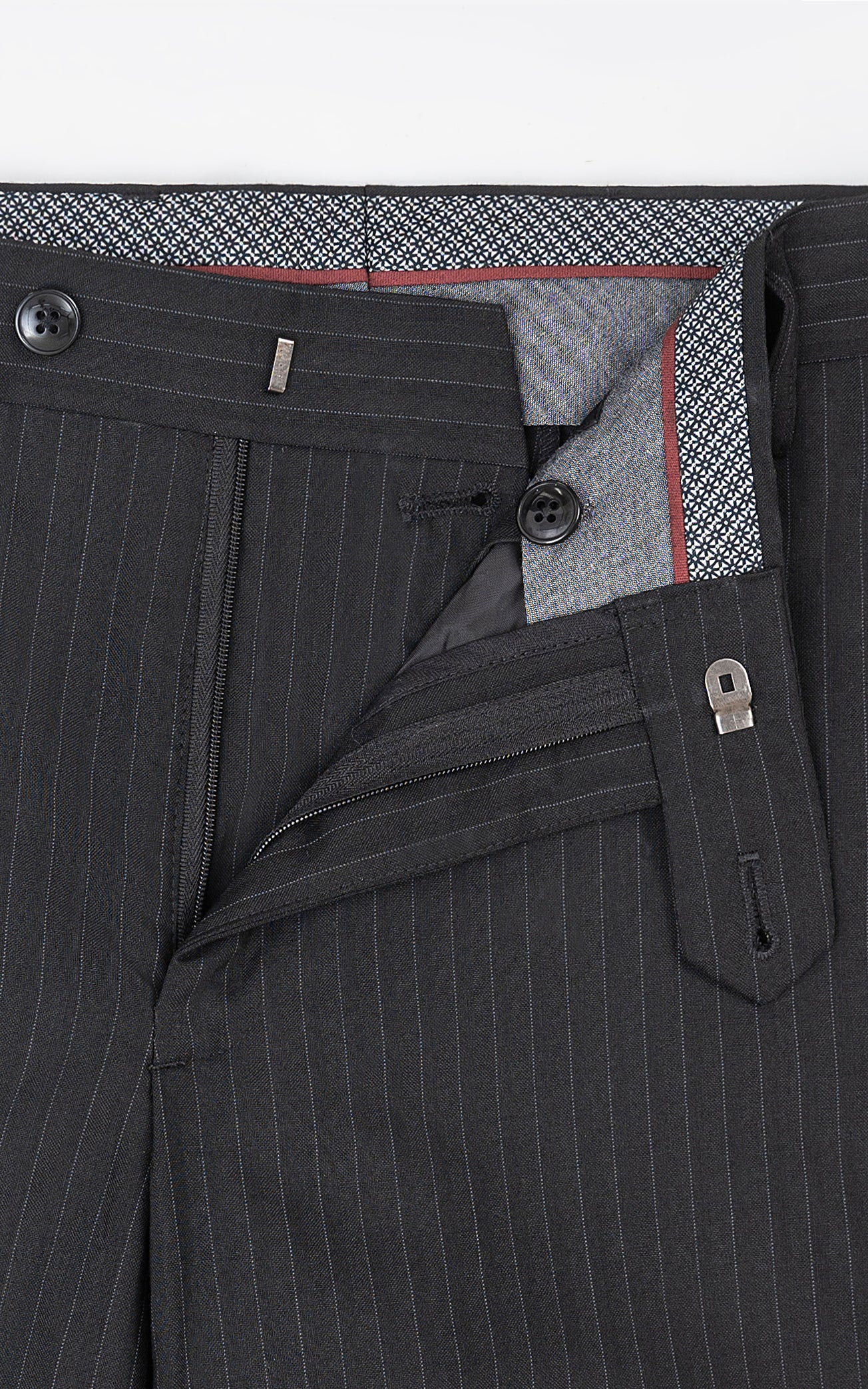 DRESS PANT  SLIM FIT BLACK SELF - Image 2
