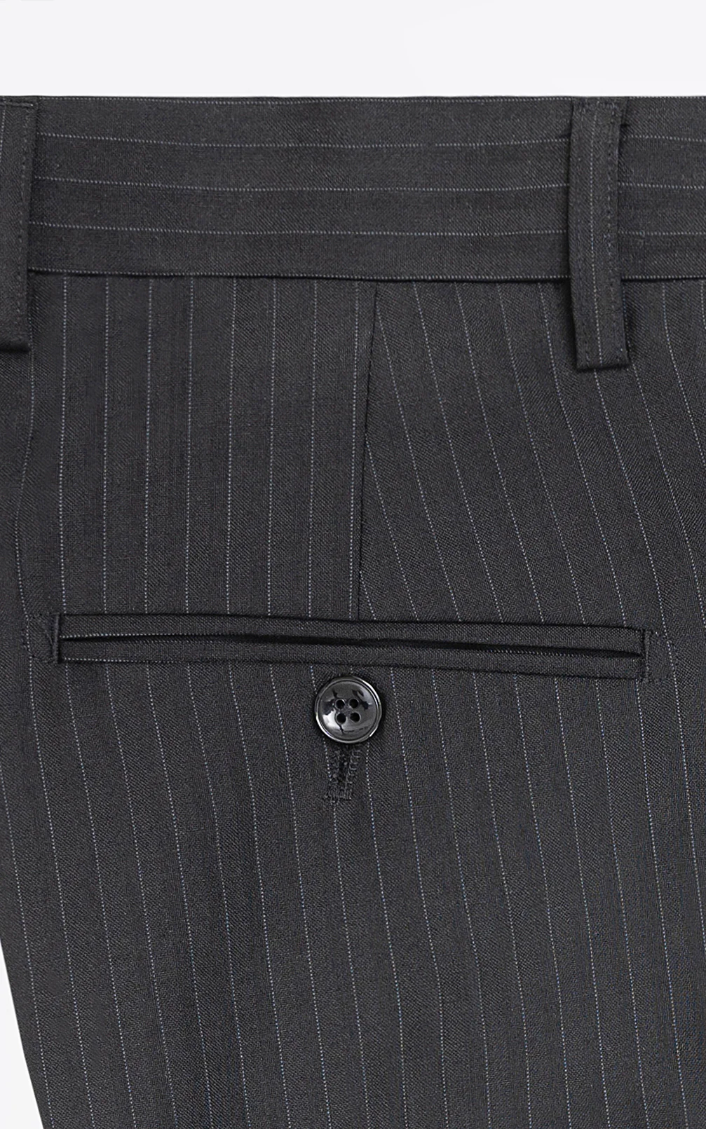 DRESS PANT  SLIM FIT BLACK SELF - Image 7