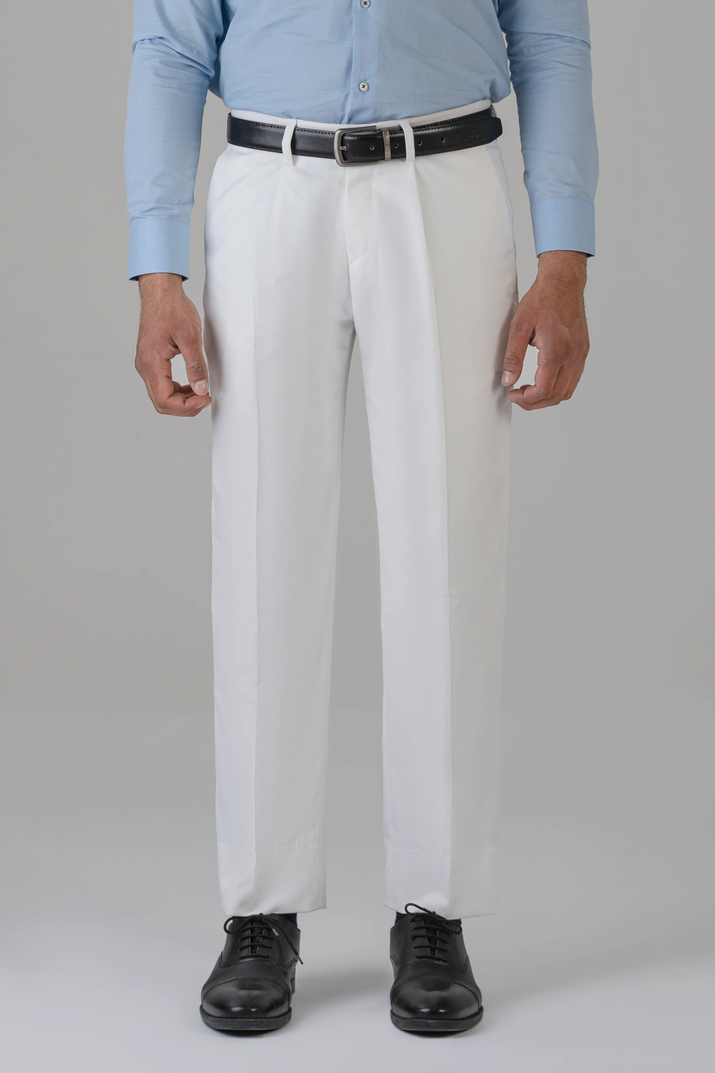 CLASSIC FIT WHITE DRESS PANT - Image 2