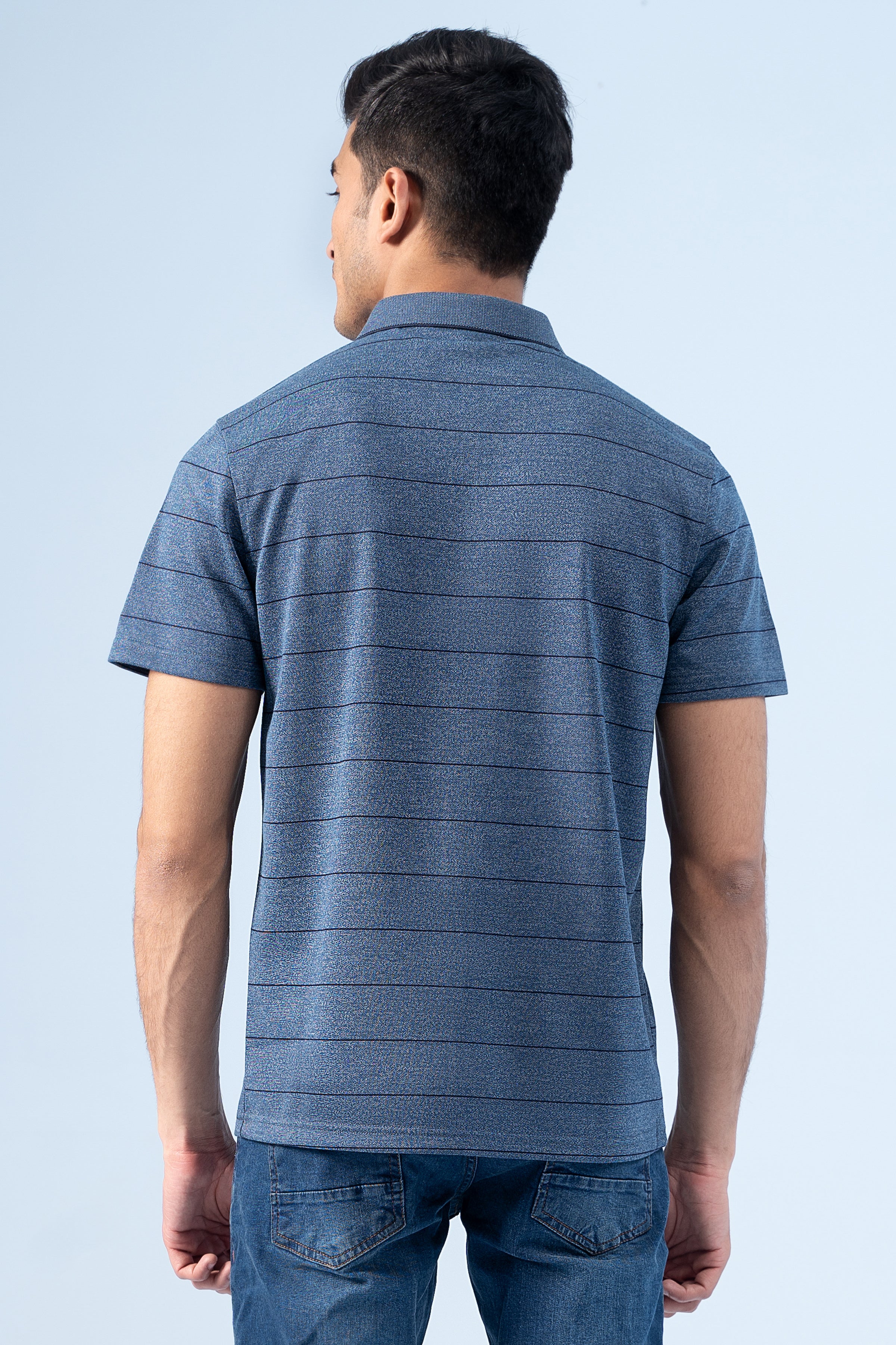 EXECUTIVE ICONIC POLO BLUE MELANGE - Image 4