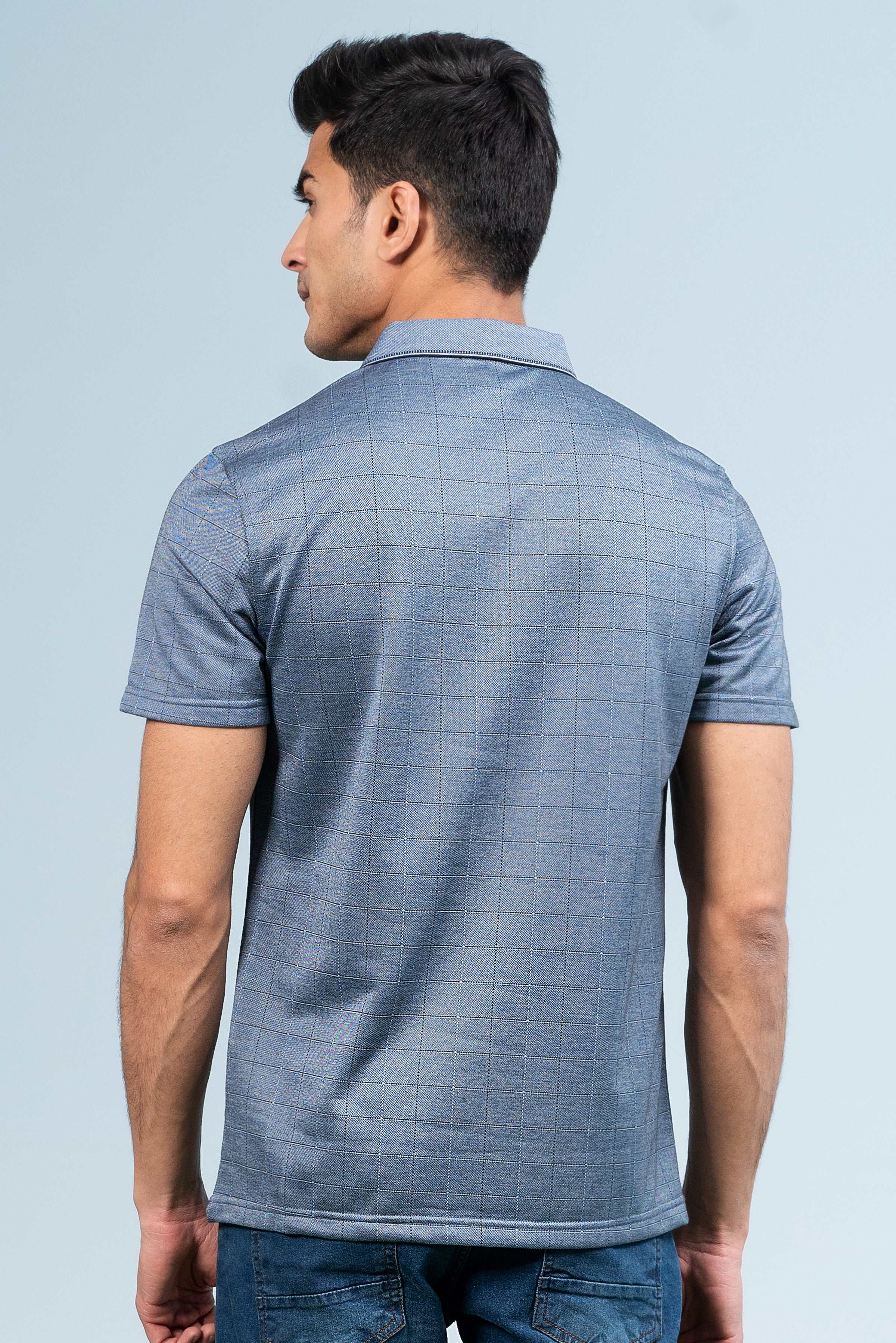 EXECUTIVE ICONIC POLO TEAL BLUE - Image 3