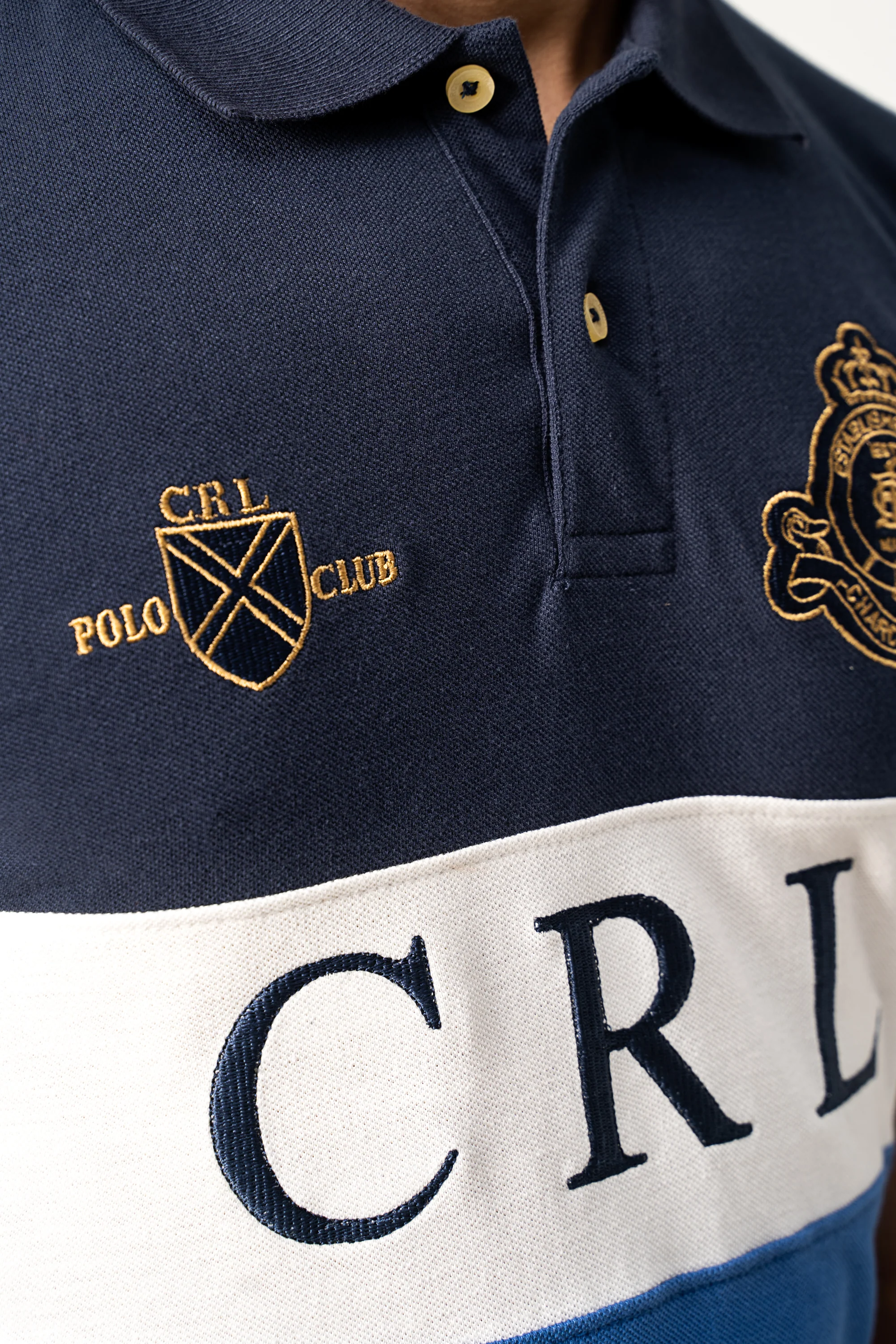 FASHION POLO NAVY WHITE BLUE - Image 6