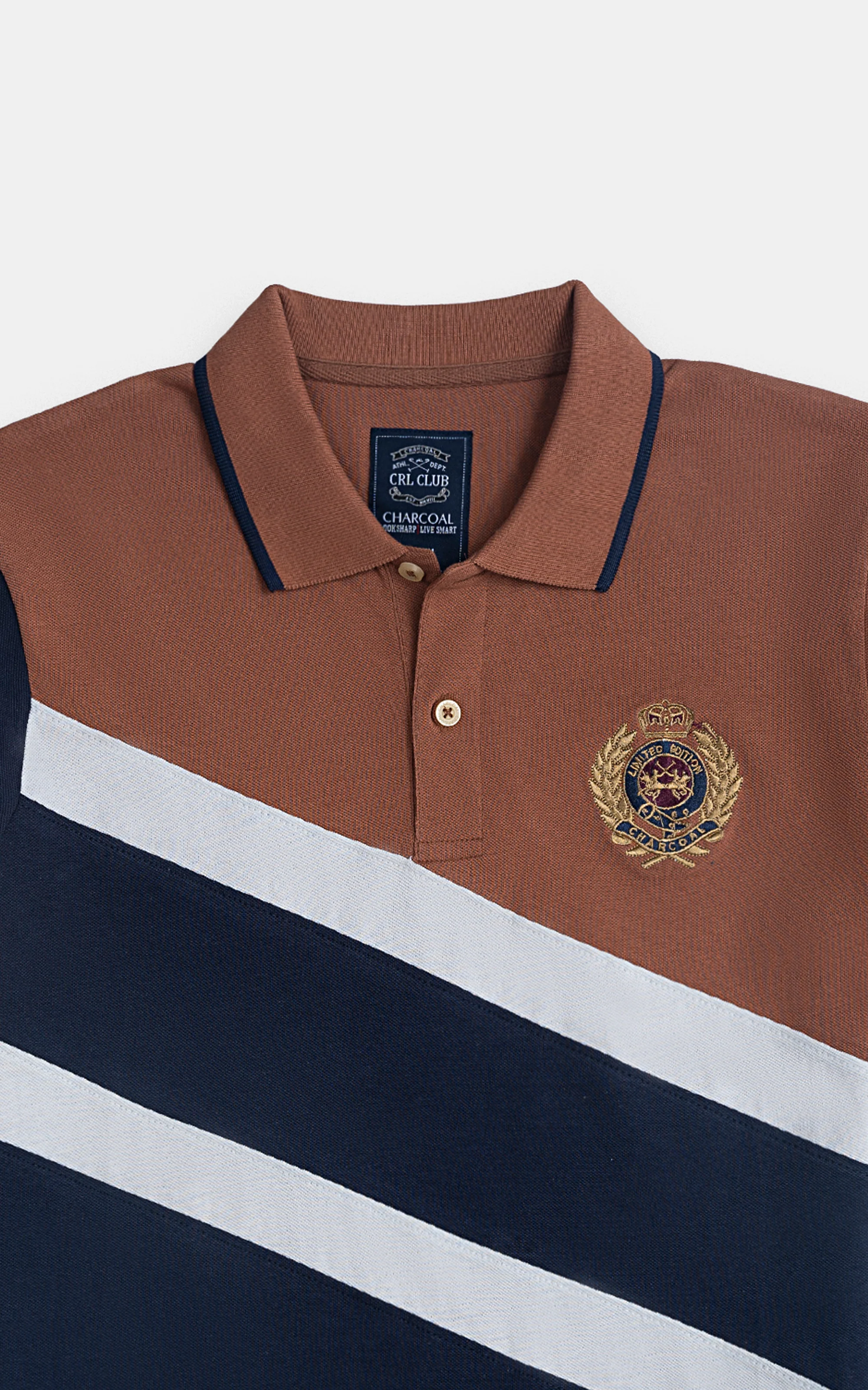 FASHION POLO SHIRT RUST - Image 2