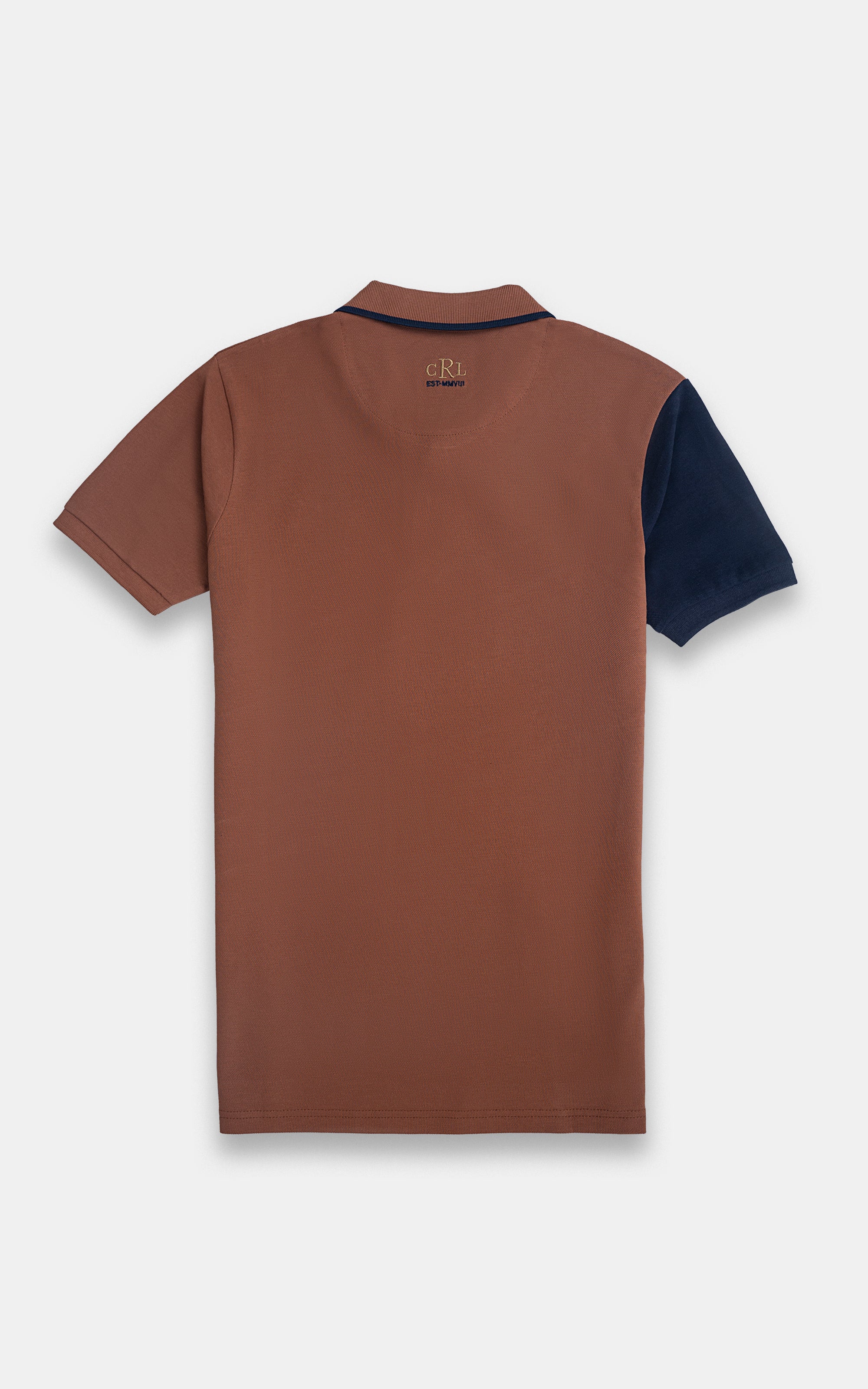 FASHION POLO SHIRT RUST - Image 3