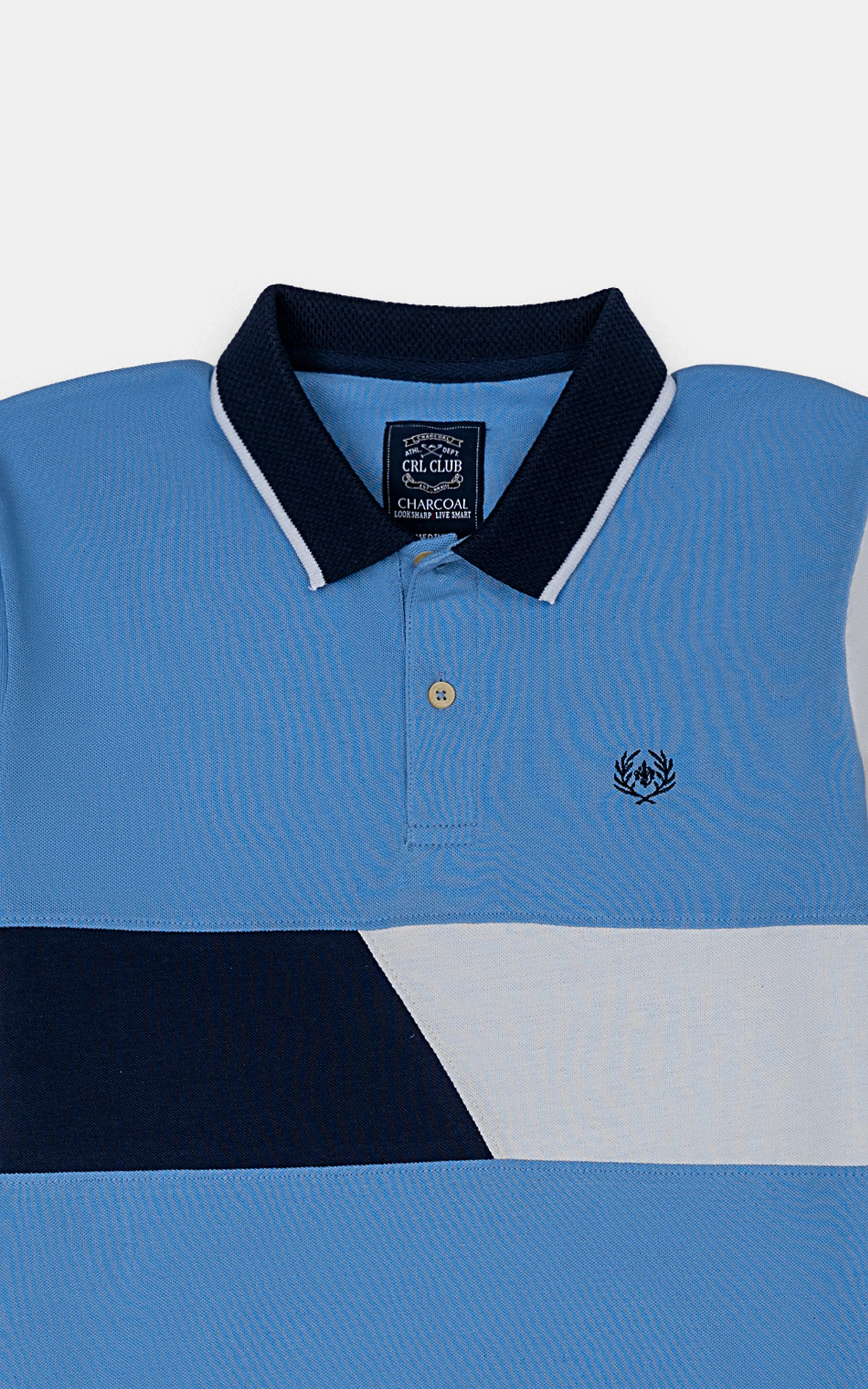 FASHION POLO SHIRT SKY BLUE - Image 2