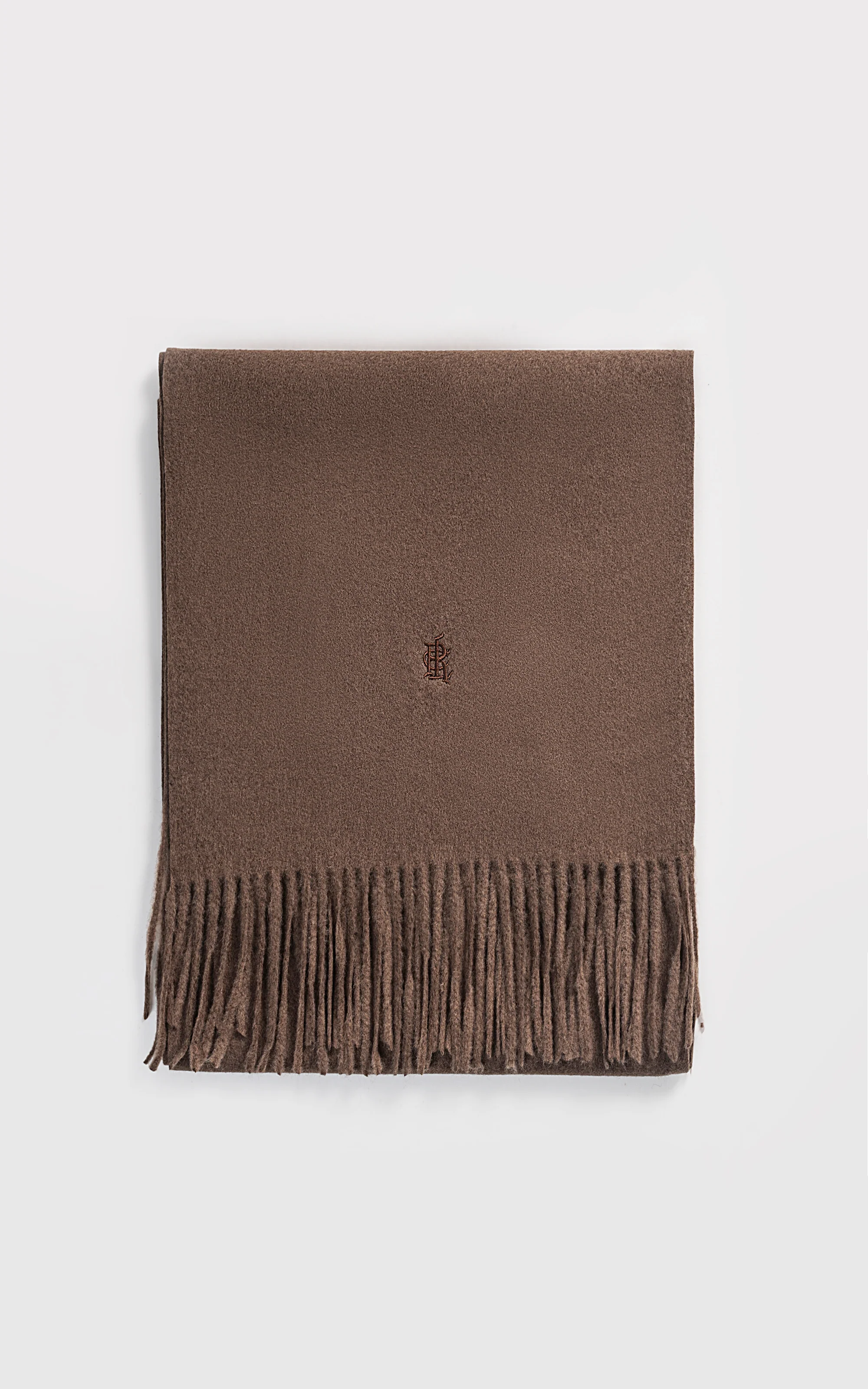 Fringe Wool blended Scarf - Image 3