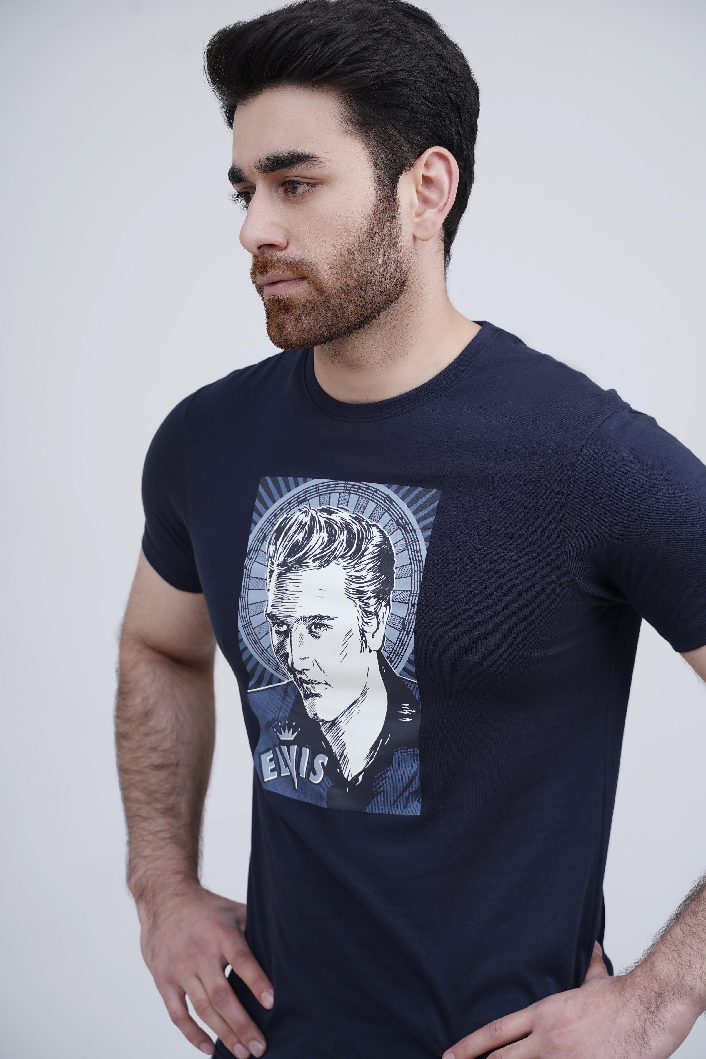 GRAPHIC T SHIRT DARK NAVY - Image 4