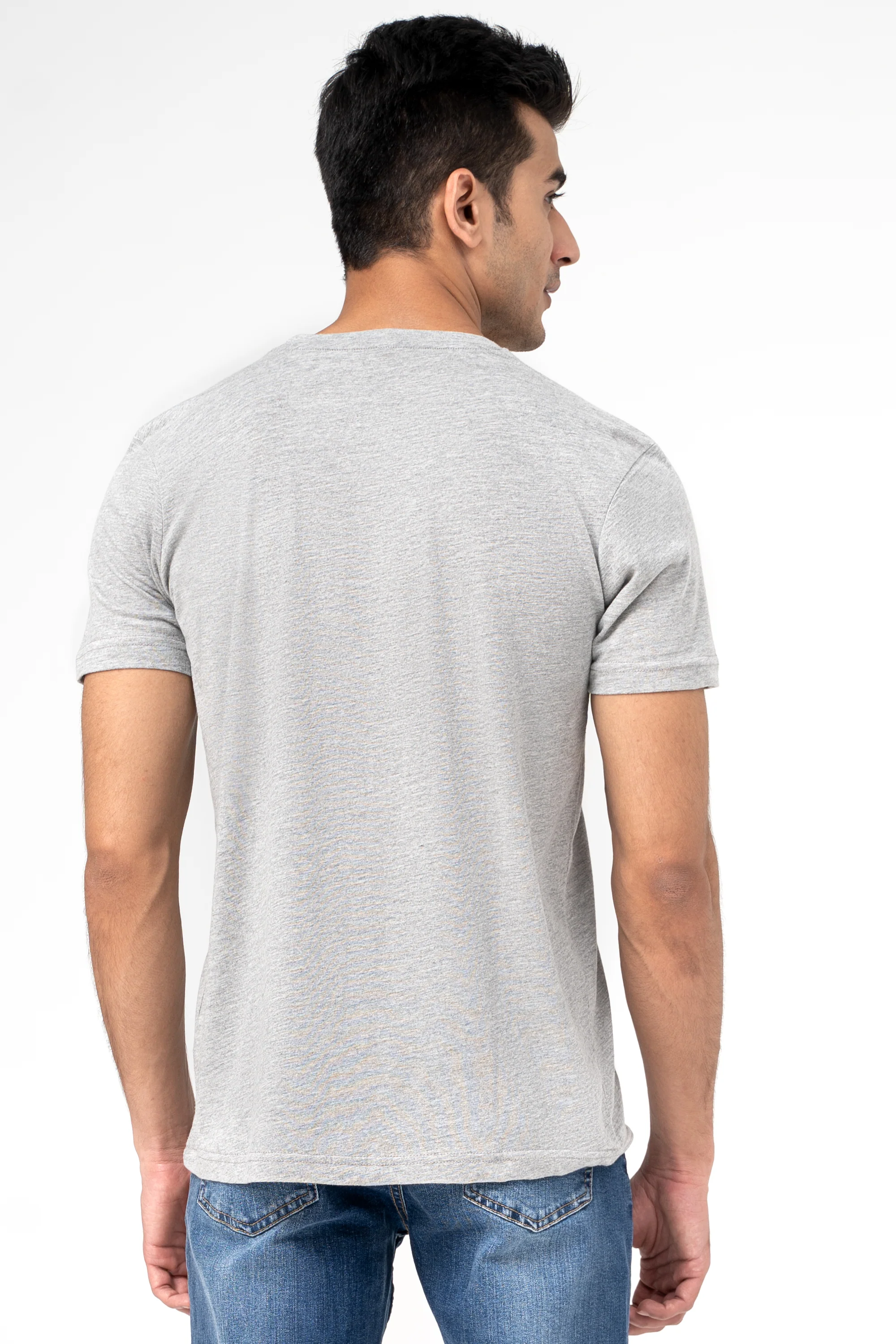 GRAPHIC T SHIRT HEATHER GREY - Image 4