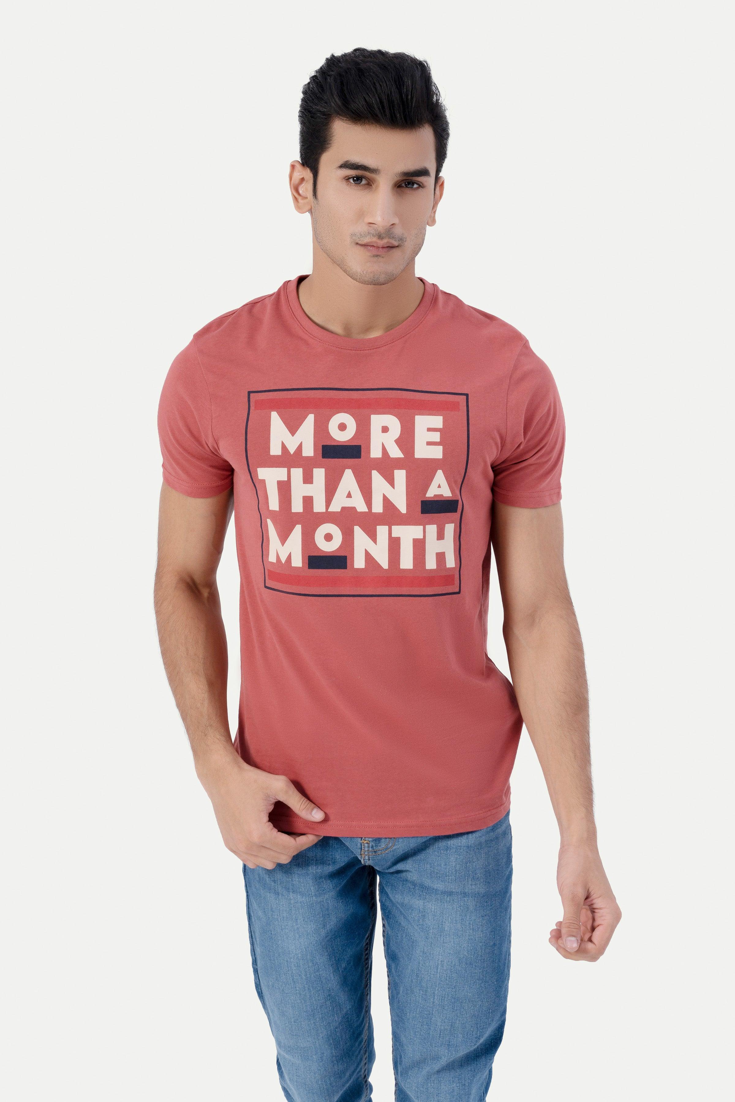 GRAPHIC T-SHIRT RUST