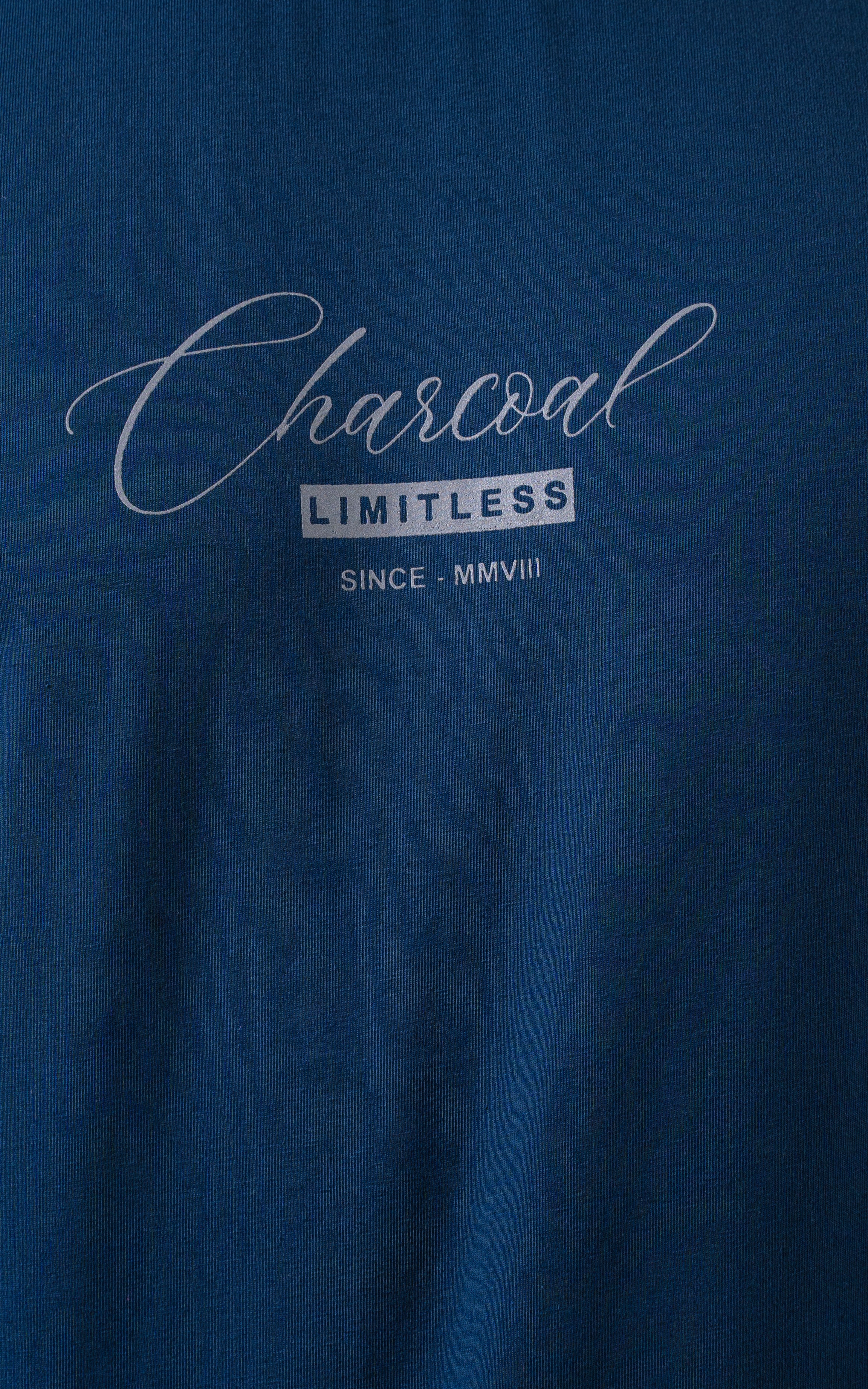 GRAPHIC T SHIRT TEAL BLUE - Image 3