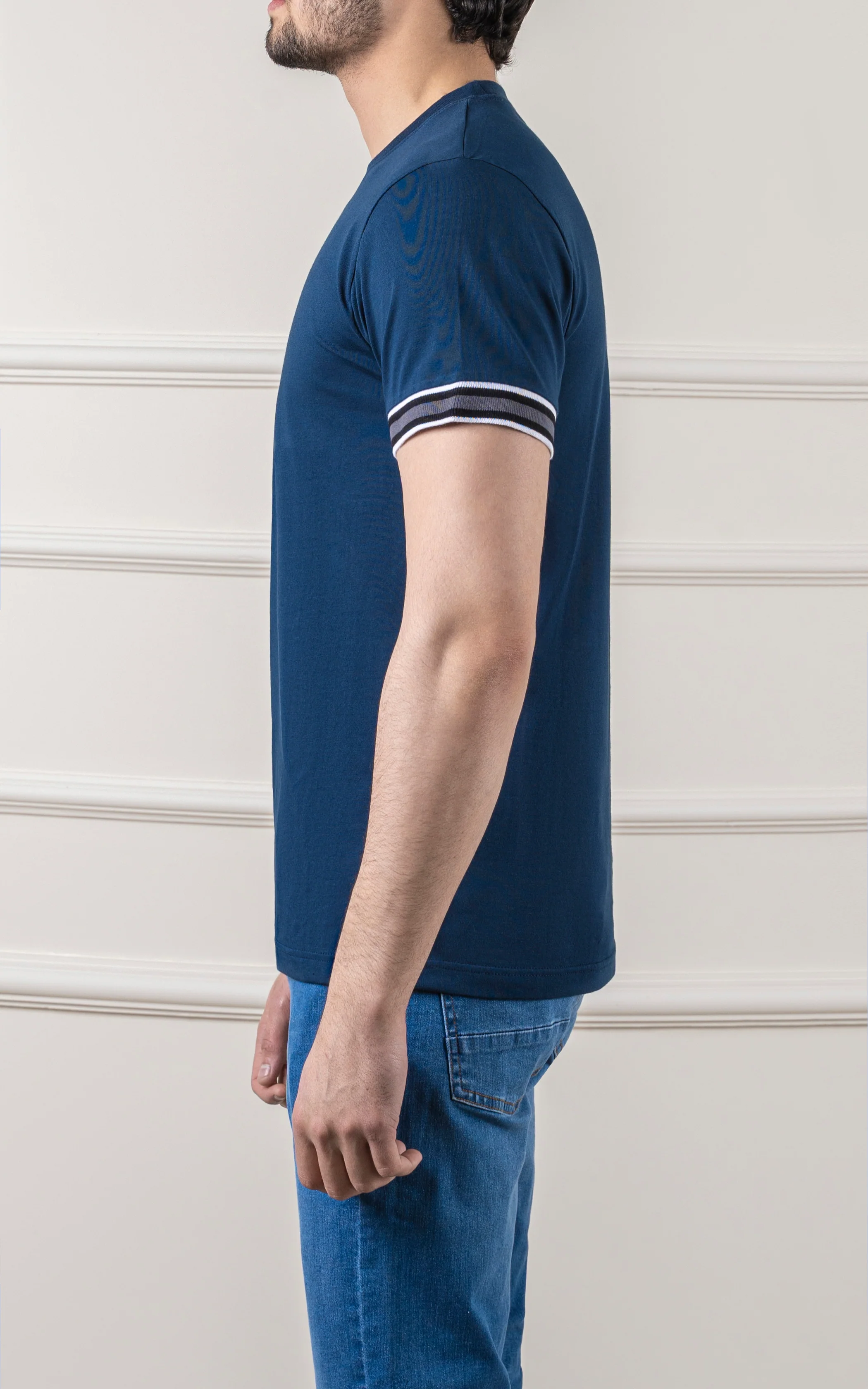 GRAPHIC T SHIRT TEAL BLUE - Image 4