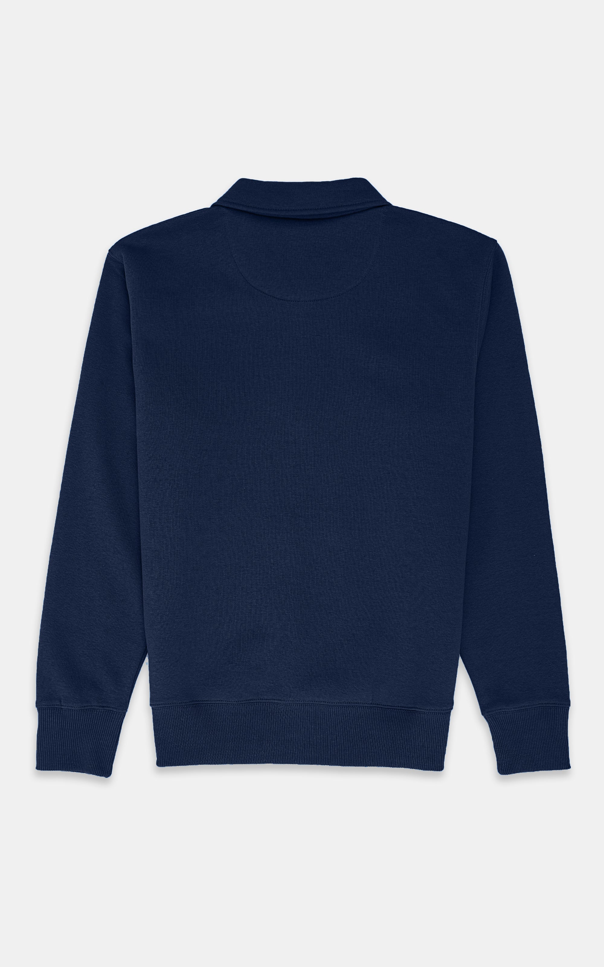 HALF ZIP SWEAT SHIRT NAVY - Image 4