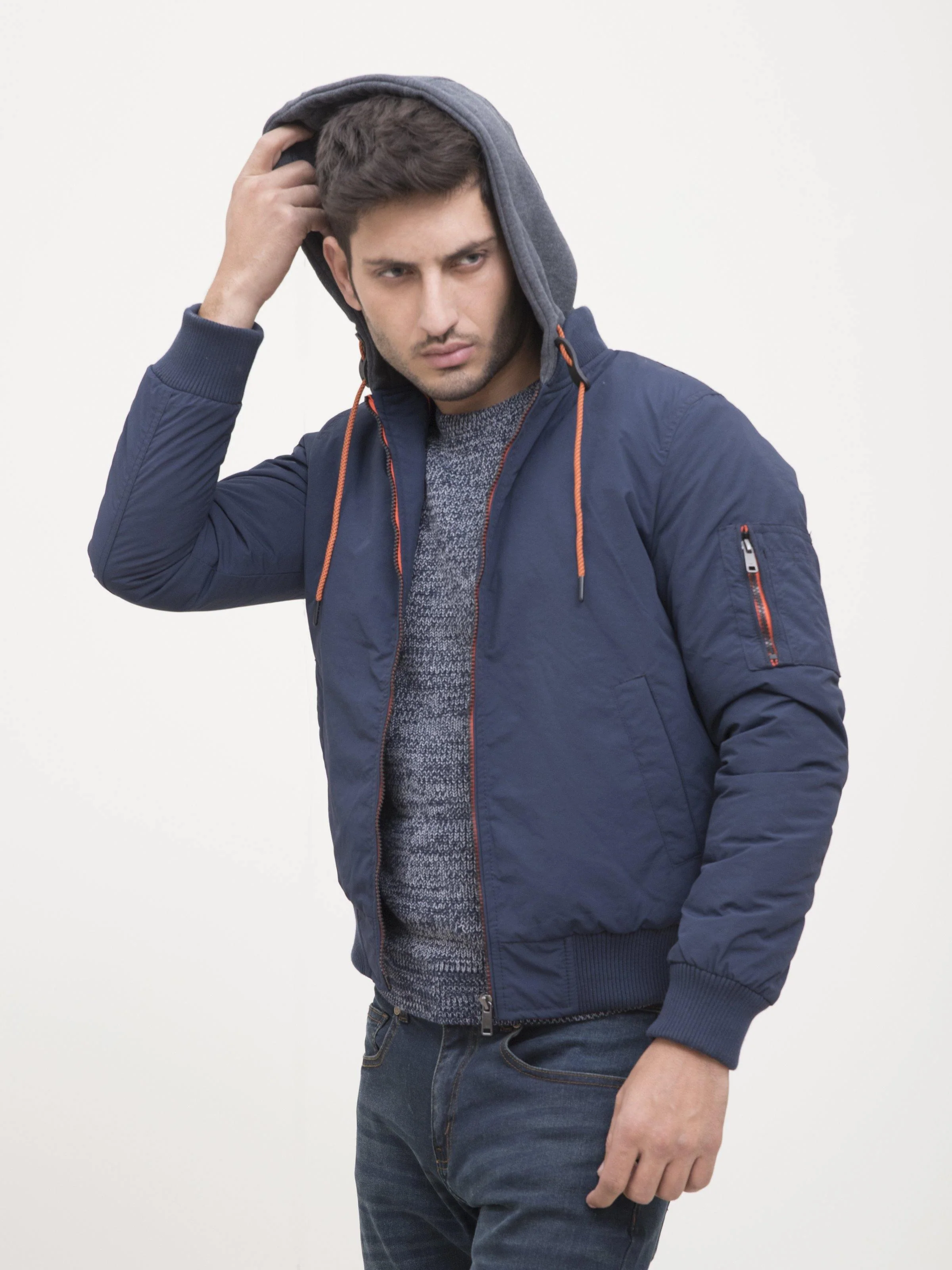 JACKET FULL SLEEVE NAVY