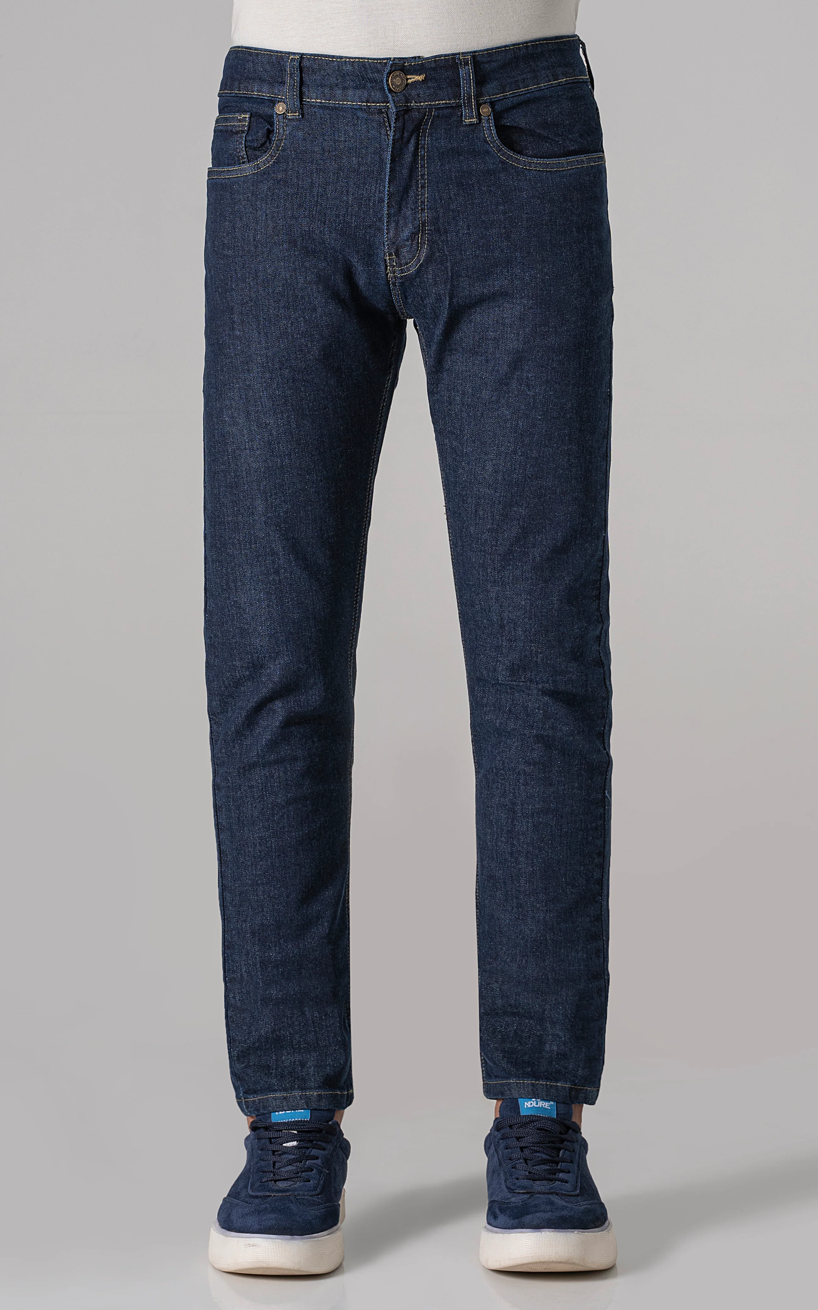 SLIM LEG JEANS DARK BLUE - Image 2