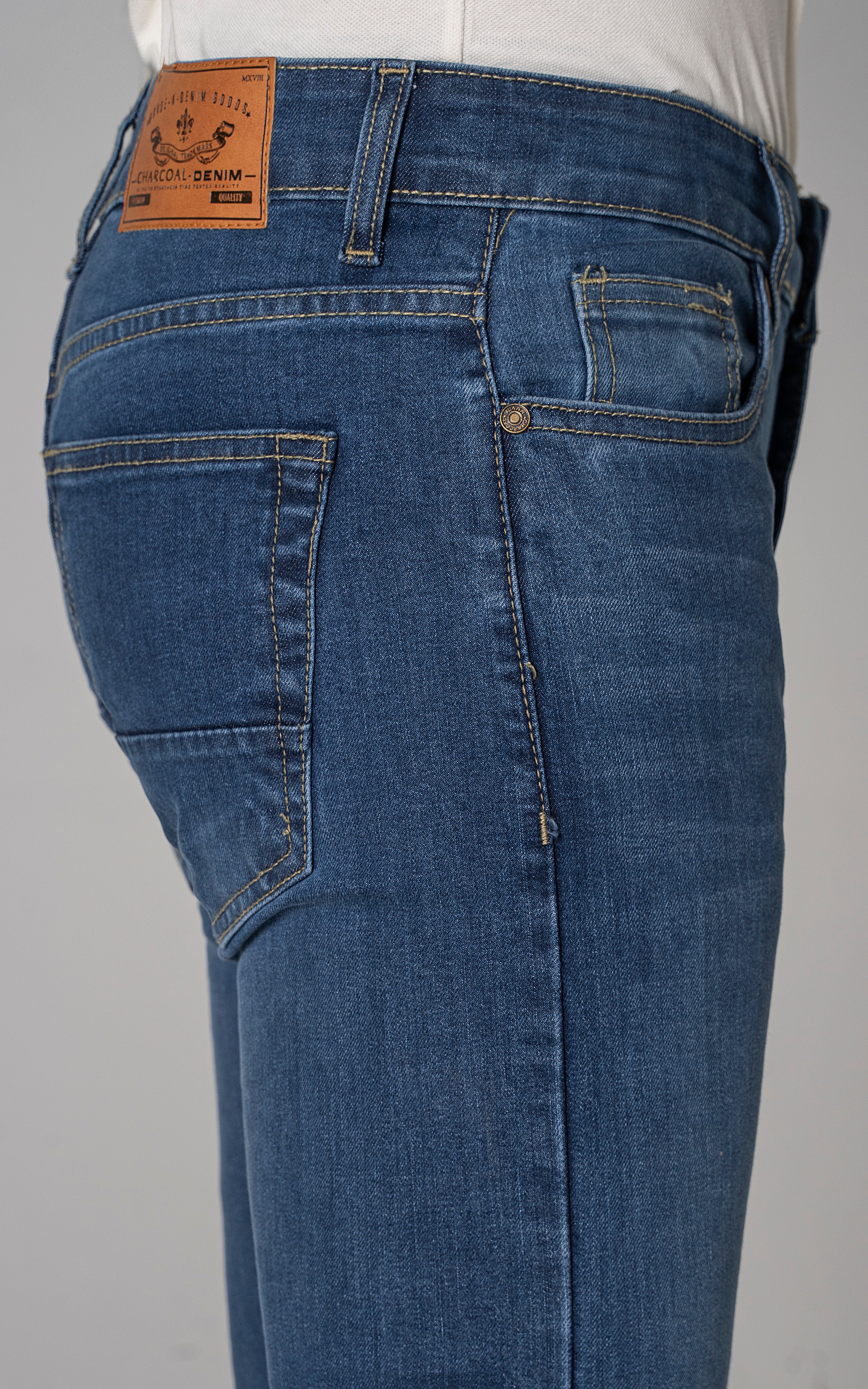 JEANS SLIM FIT MID BLUE - Image 4