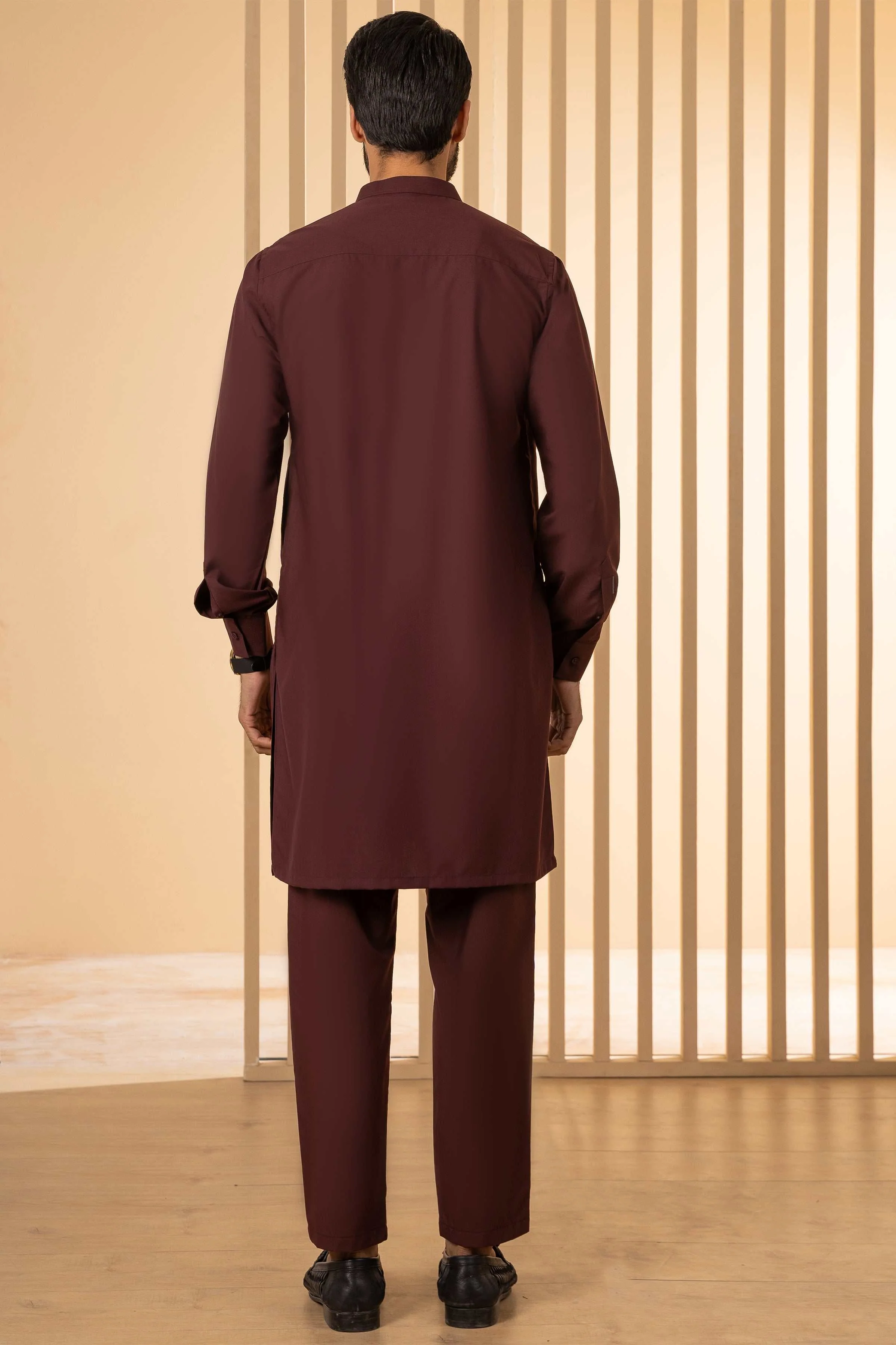 KURTA PAJAMA MAROON - Image 2