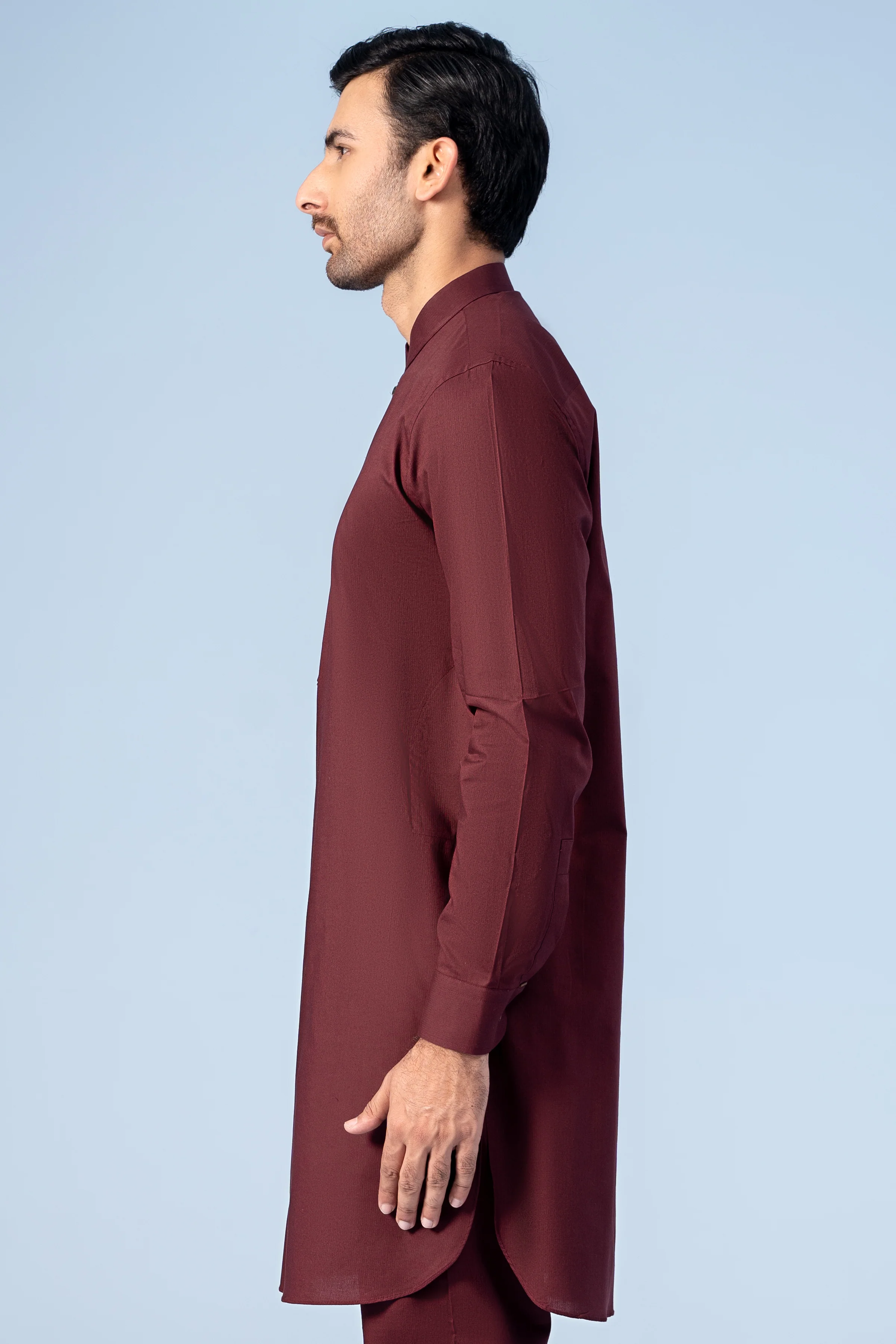 KURTA PAJAMA MAROON - Image 4