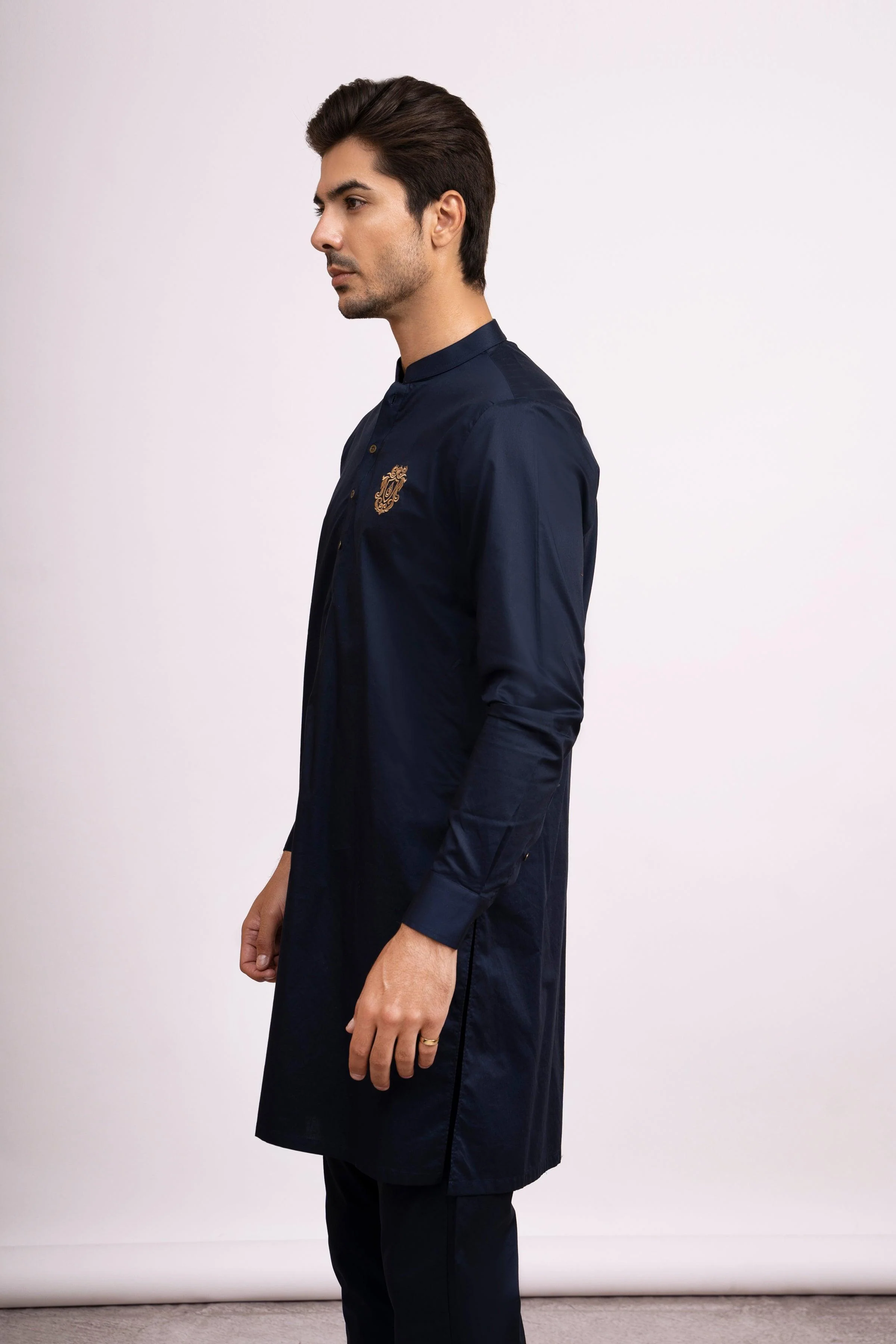 KURTA PAJAMA NAVY - Image 2