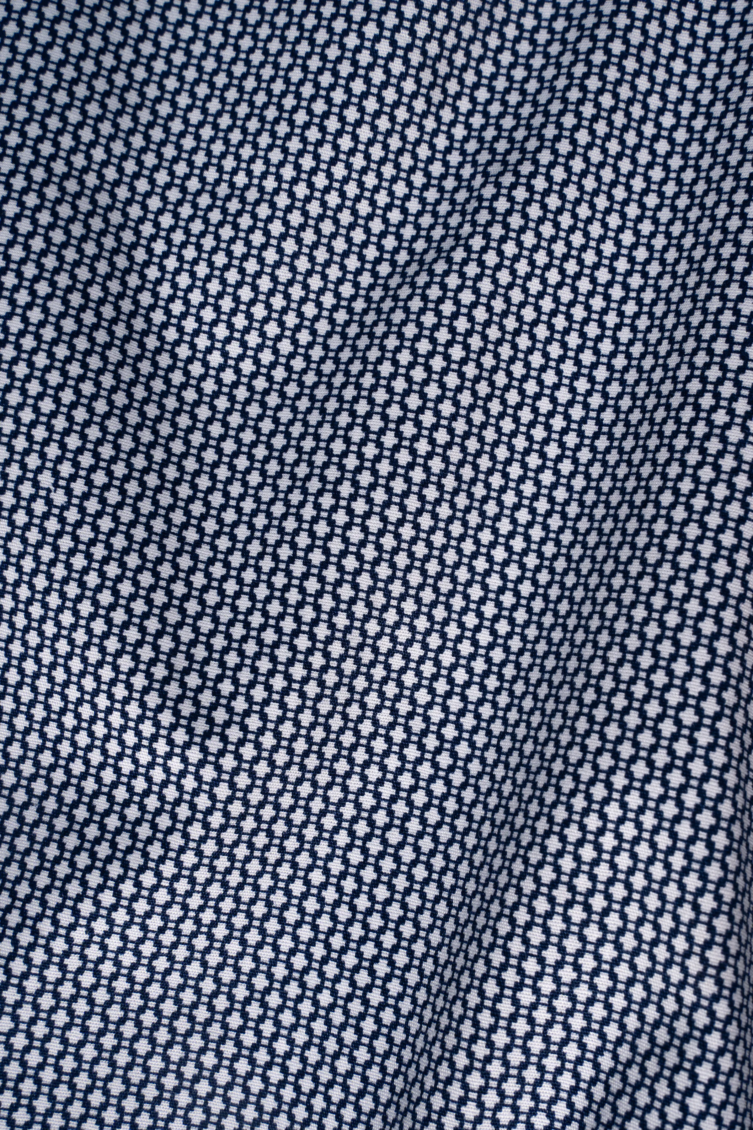 LIMITED EDITION HALF SLEEVE SHIRT BLUE WHITE - Image 3