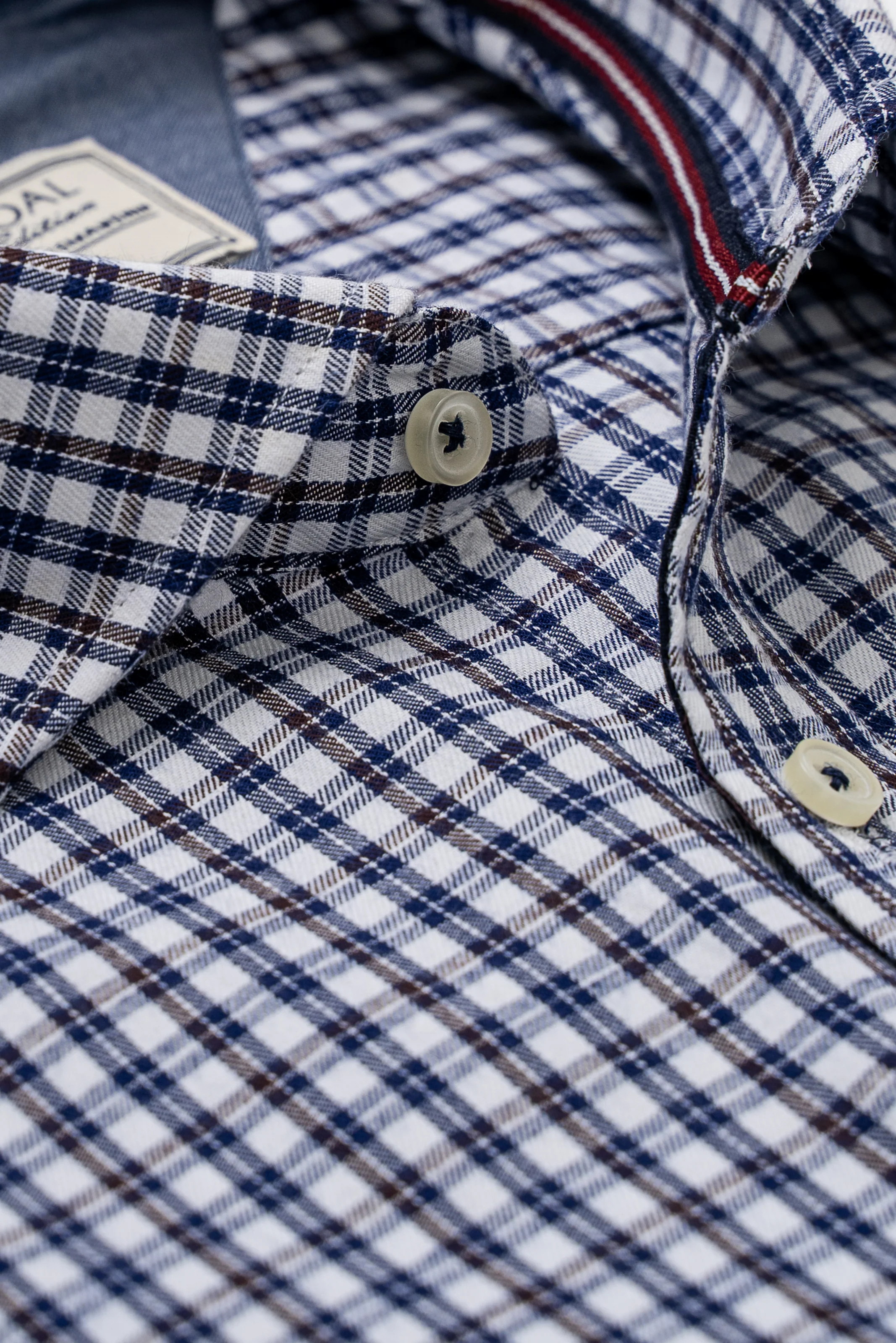 LIMITED EDITION SHIRT BLUE WHITE CHECK - Image 2