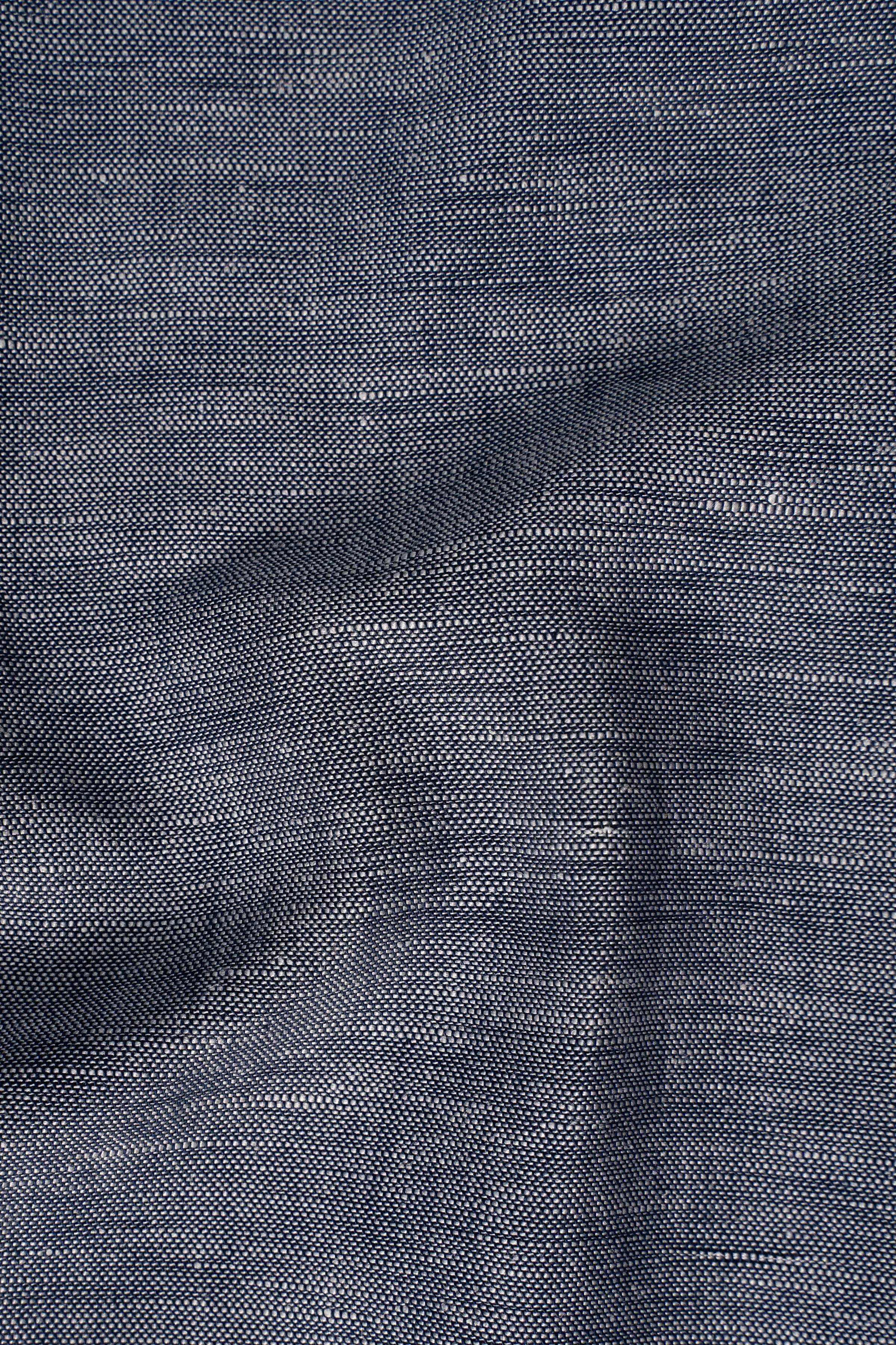 LIMITED EDITION LINEN FABRIC SHIRT CHARCOAL GREY - Image 3