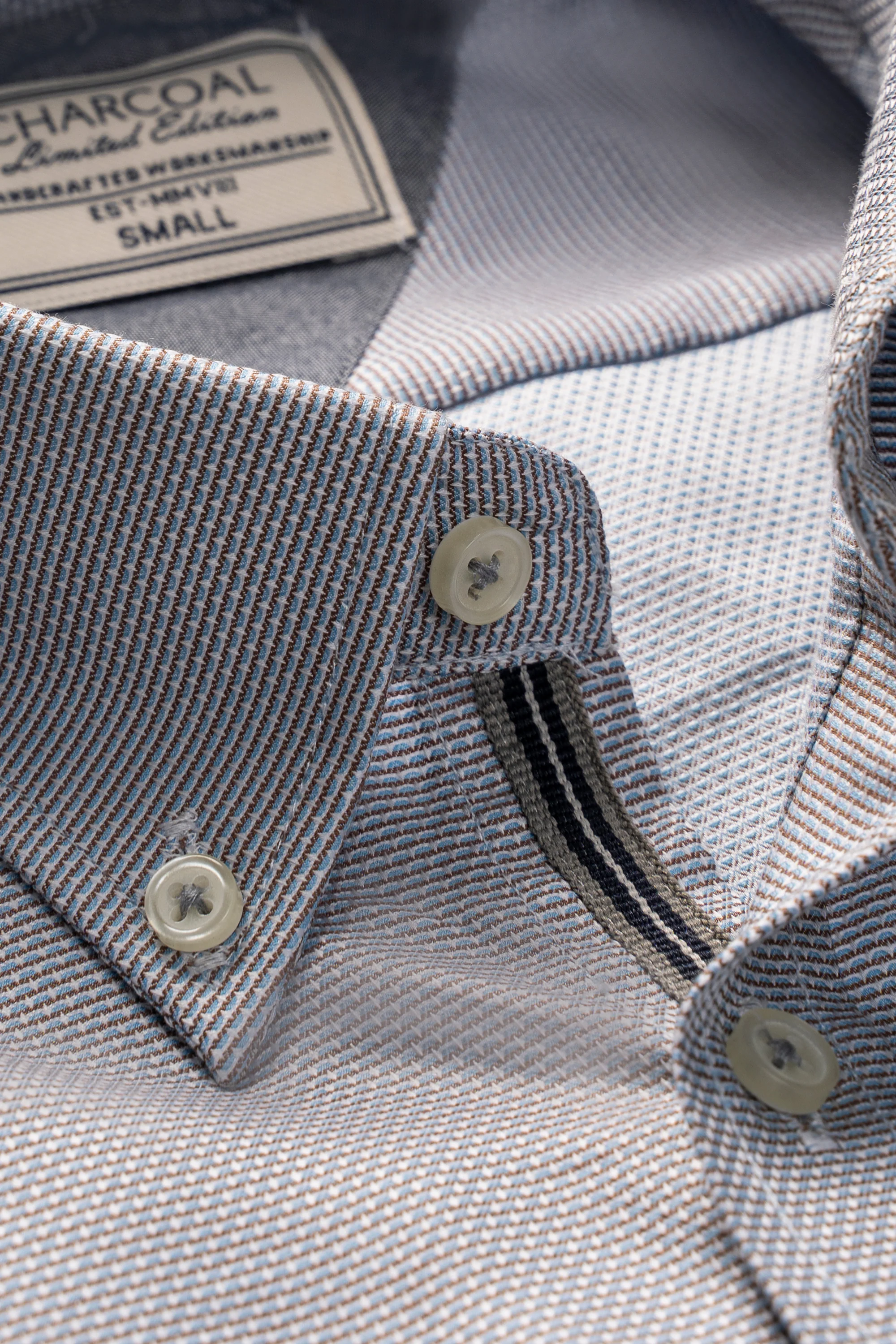LIMITED EDITION SHIRT GREY SELF TEXTURED - Image 2