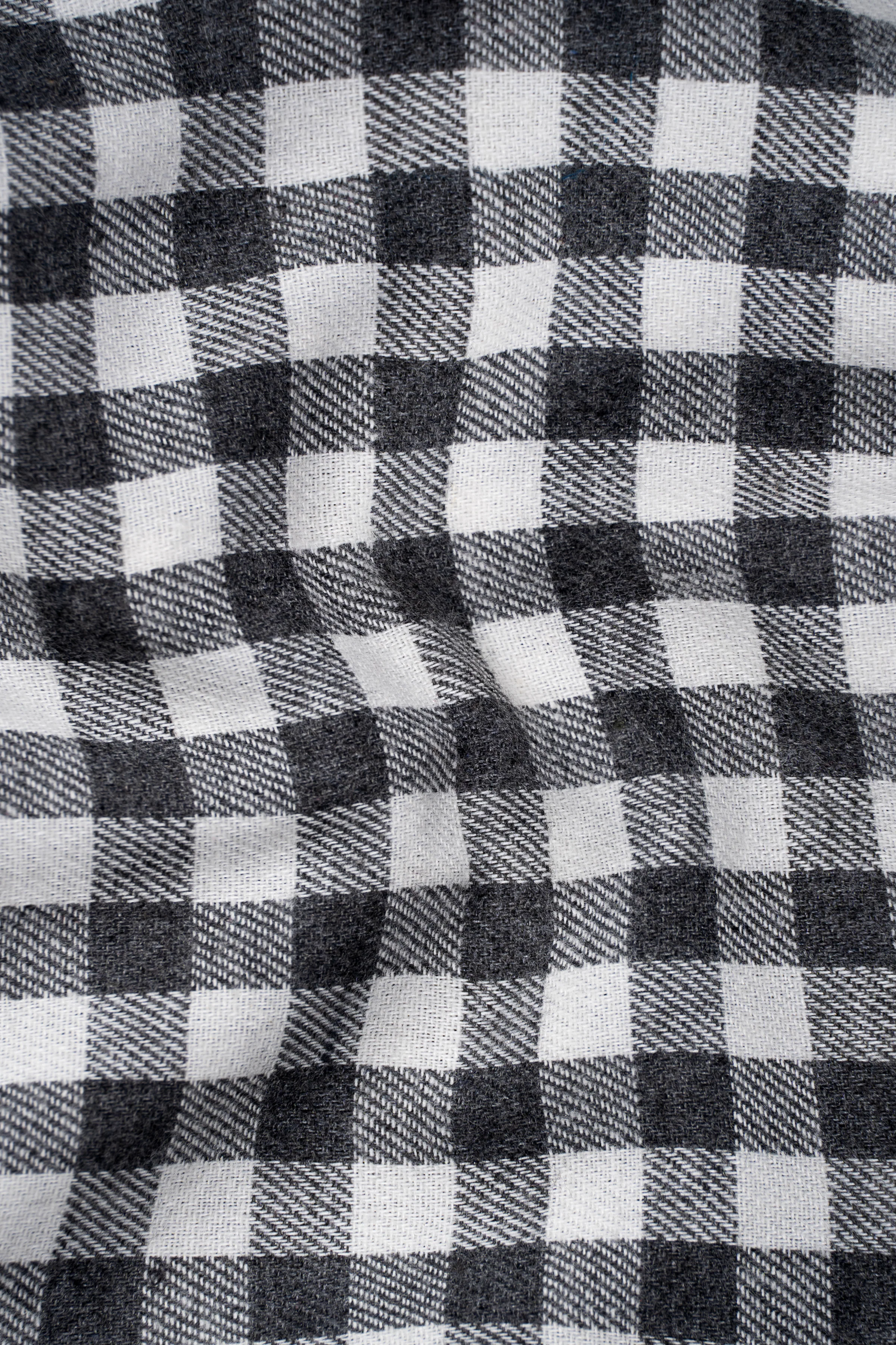 LIMITED EDITION SHIRT GREY WHITE CHECK - Image 3