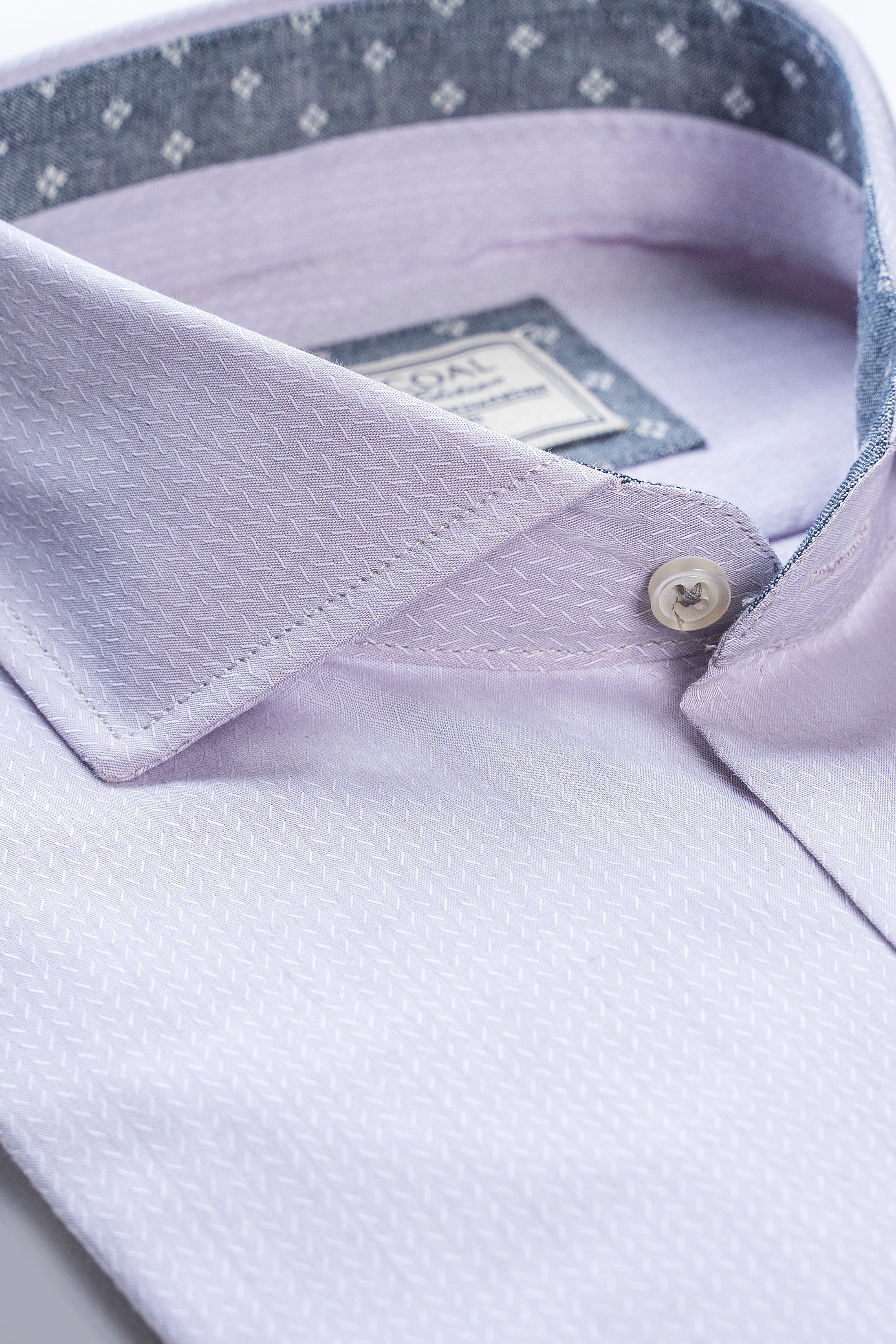 FRENCH COLLAR SHIRT LIGHT PURPLE - Image 2