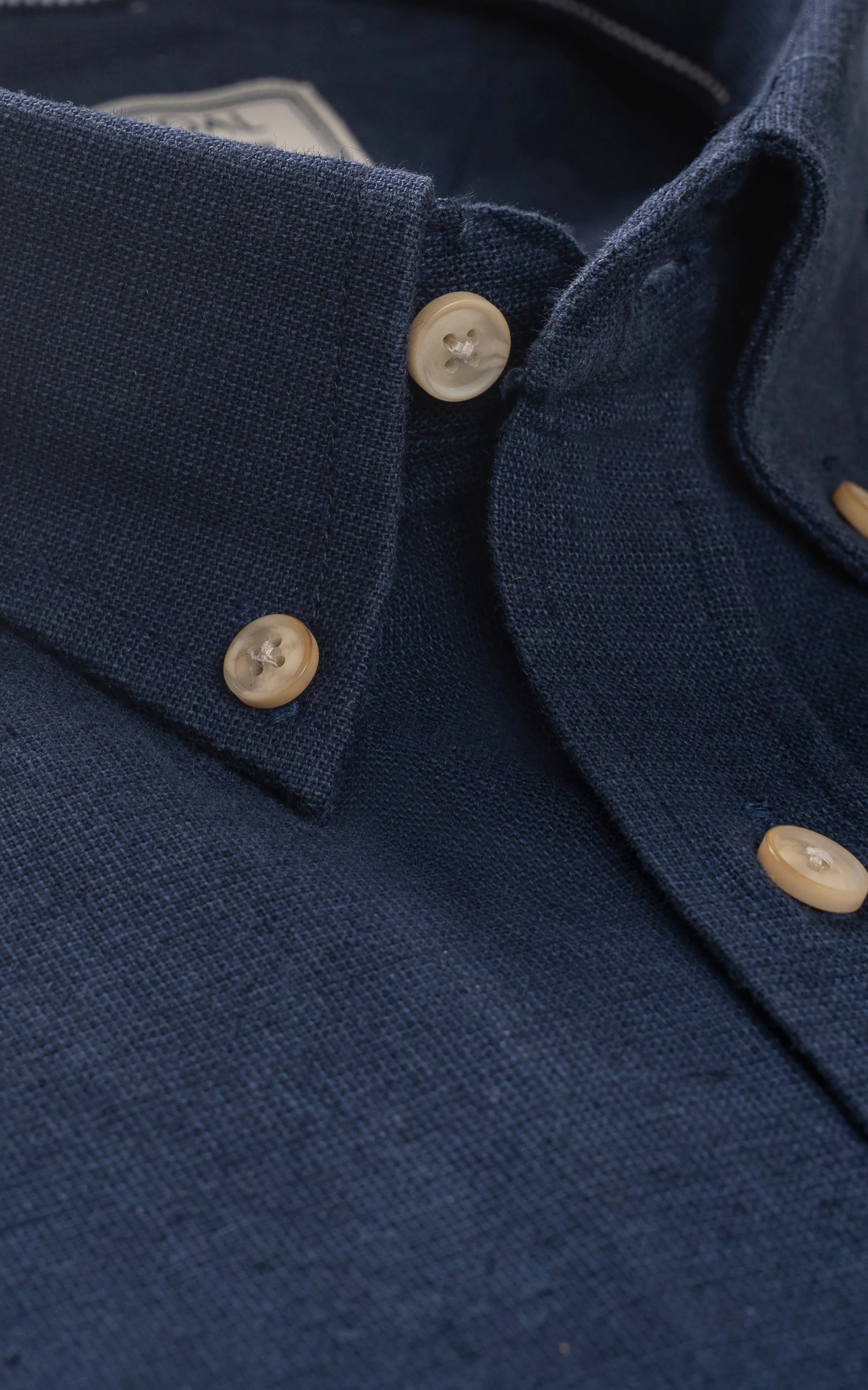 LIMITED EDITION LINEN SHIRT NAVY - Image 2