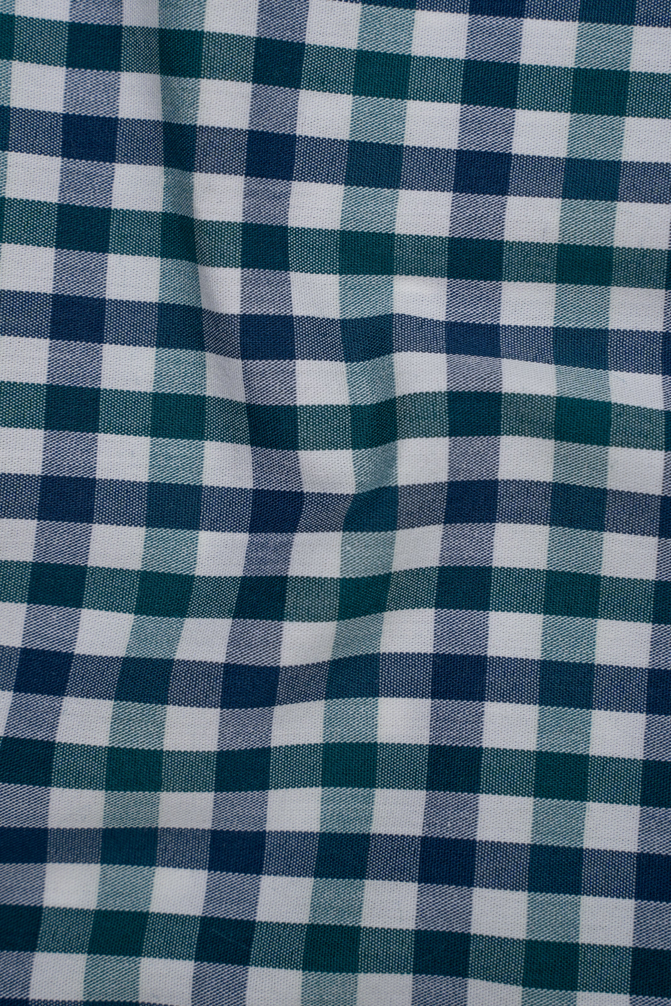 LIMITED EDITION SHIRTS BLUE GREEN CHECK - Image 3