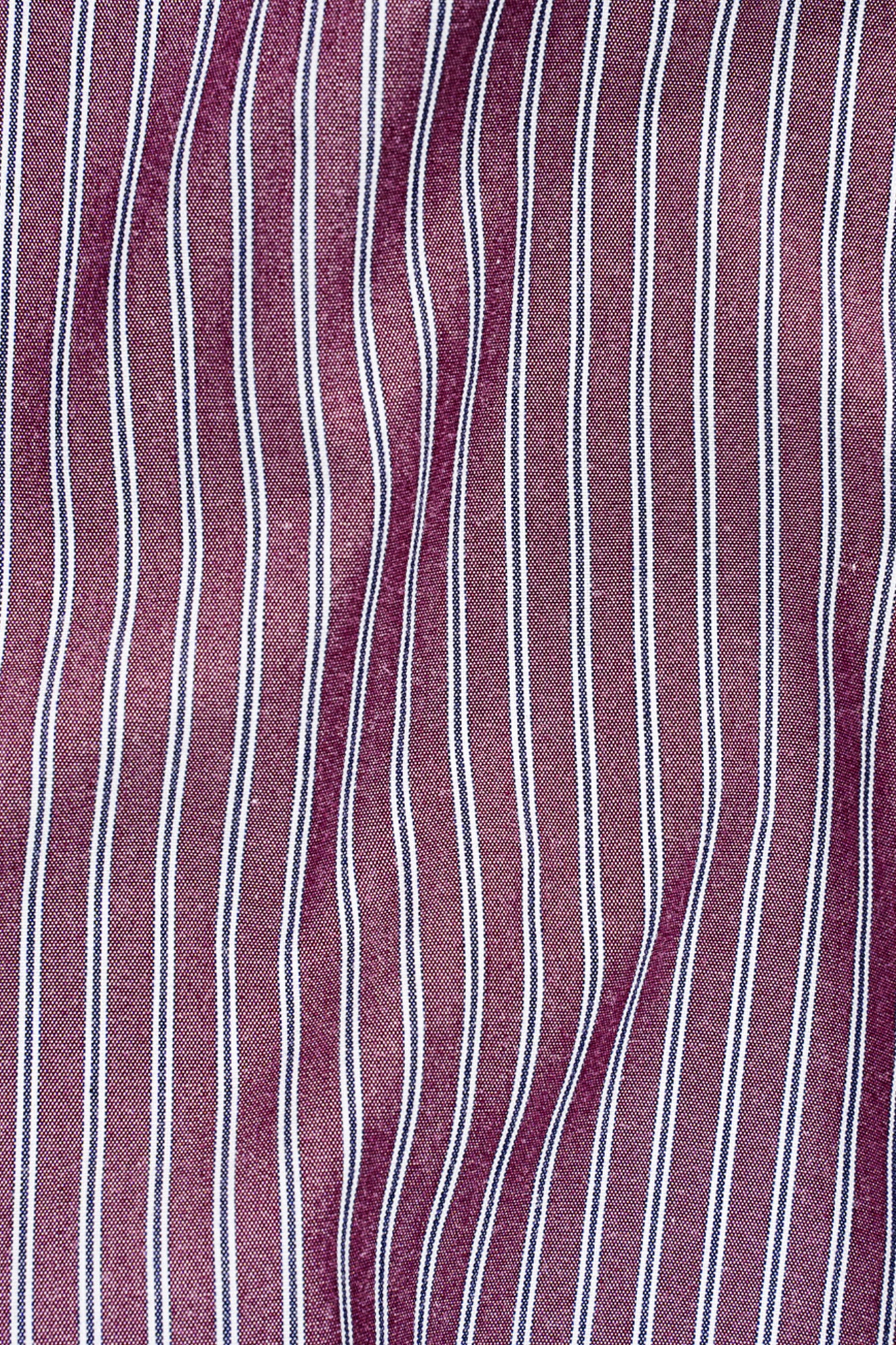 LIMITED EDITION SHIRTS MAROON WHITE STRIPES - Image 3