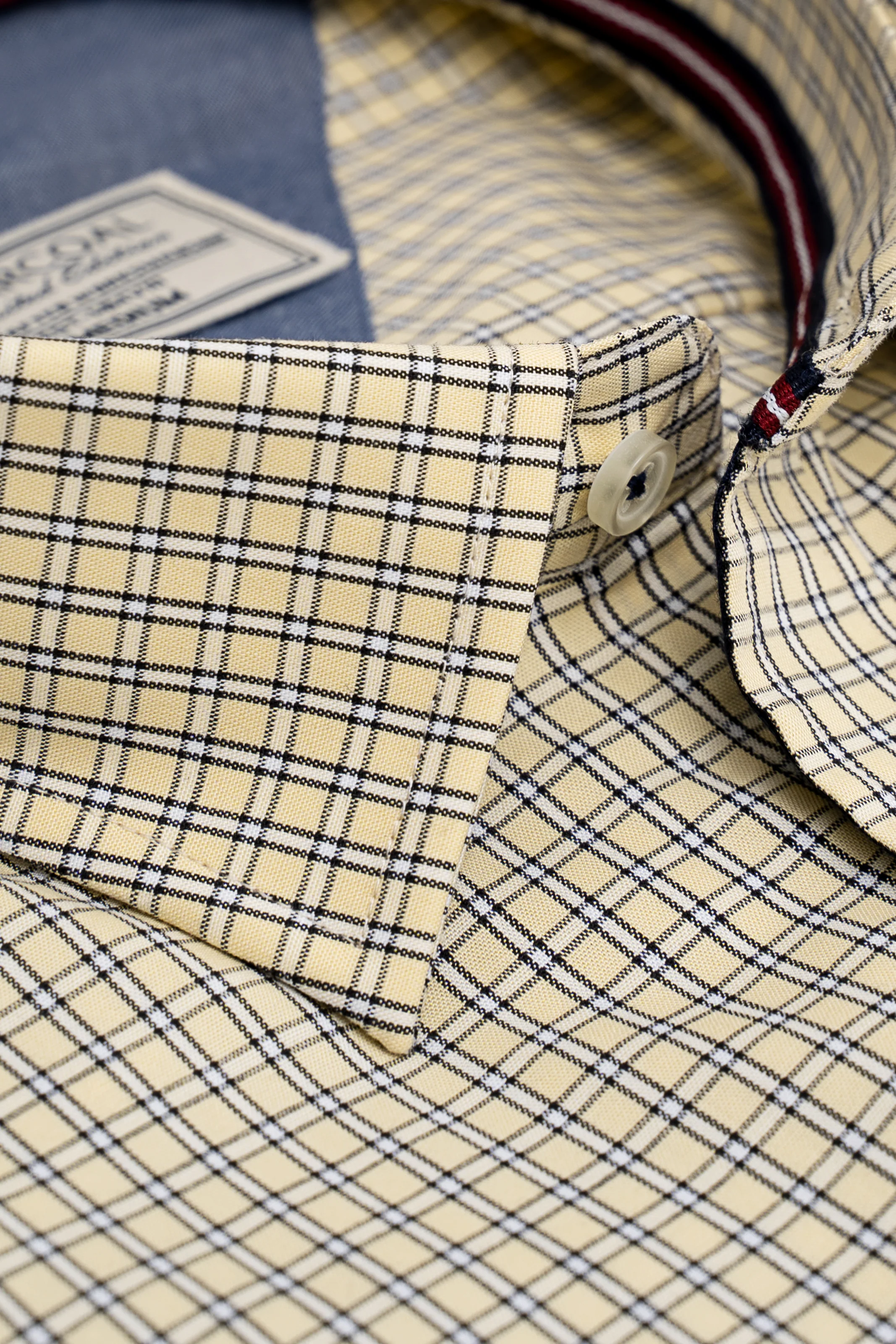 LIMITED EDITION SHIRTS YELLOW WHITE CHECK - Image 2