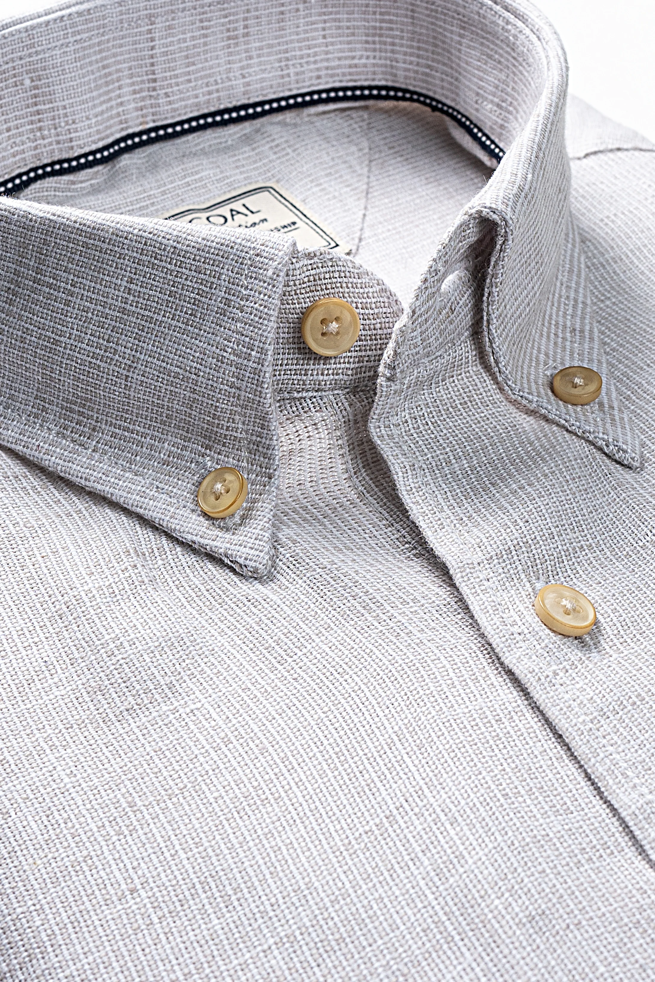 LINEN LIMITED EDITION SHIRT LIGHT BEIGE - Image 2