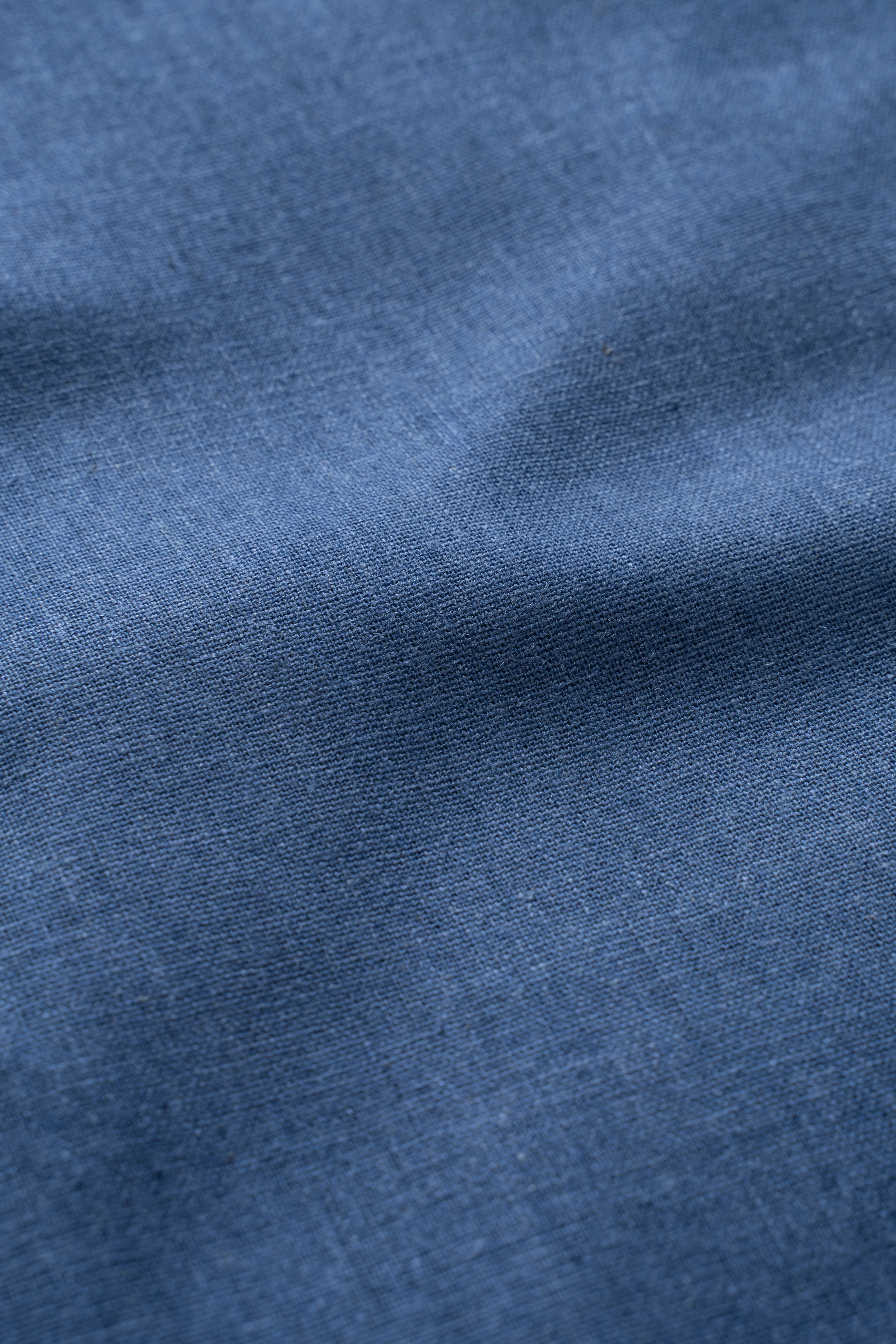 LINEN SMART FIT SHIRT BLUE - Image 4