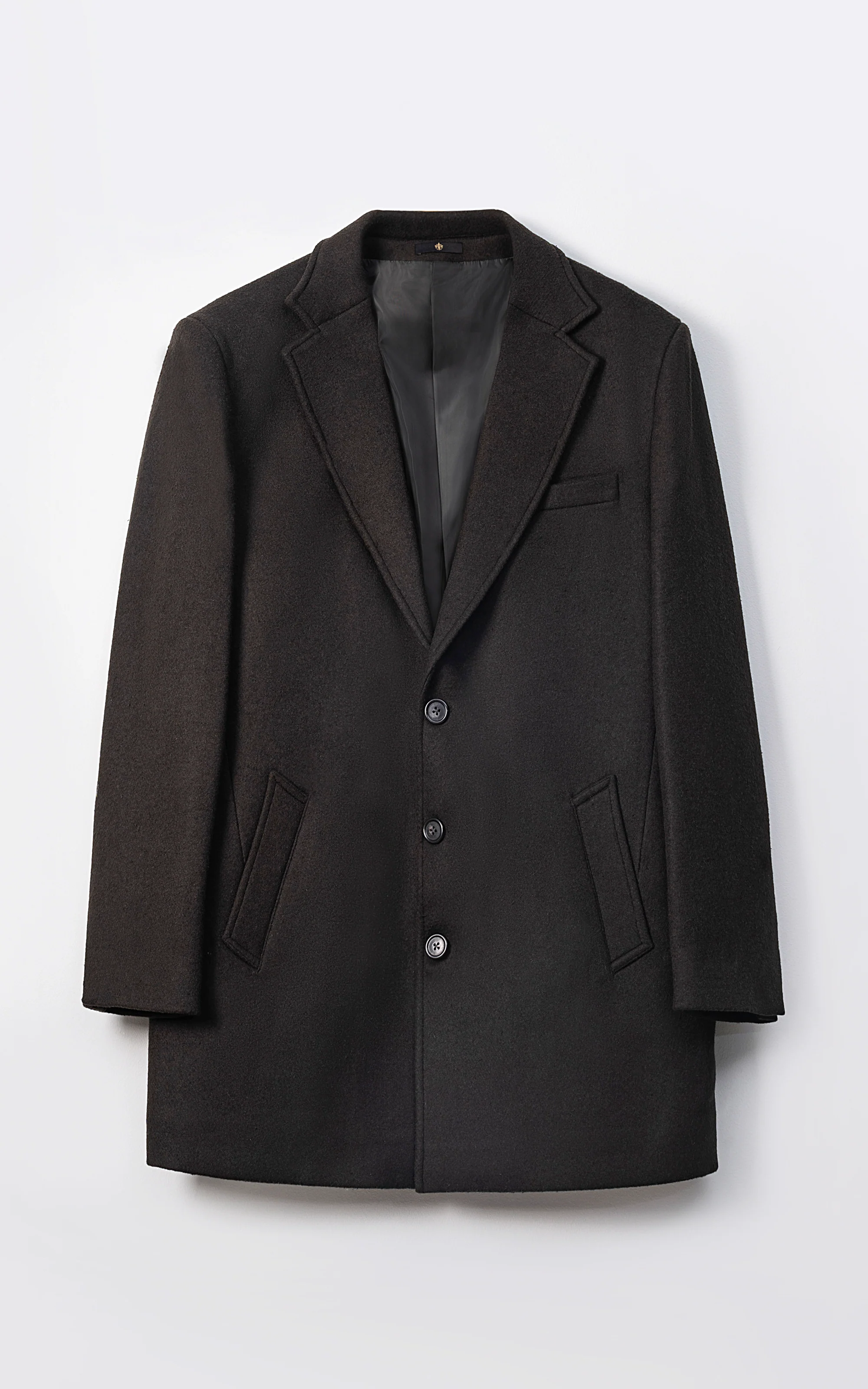 REFINED CLASSIC LONG COAT OLIVE