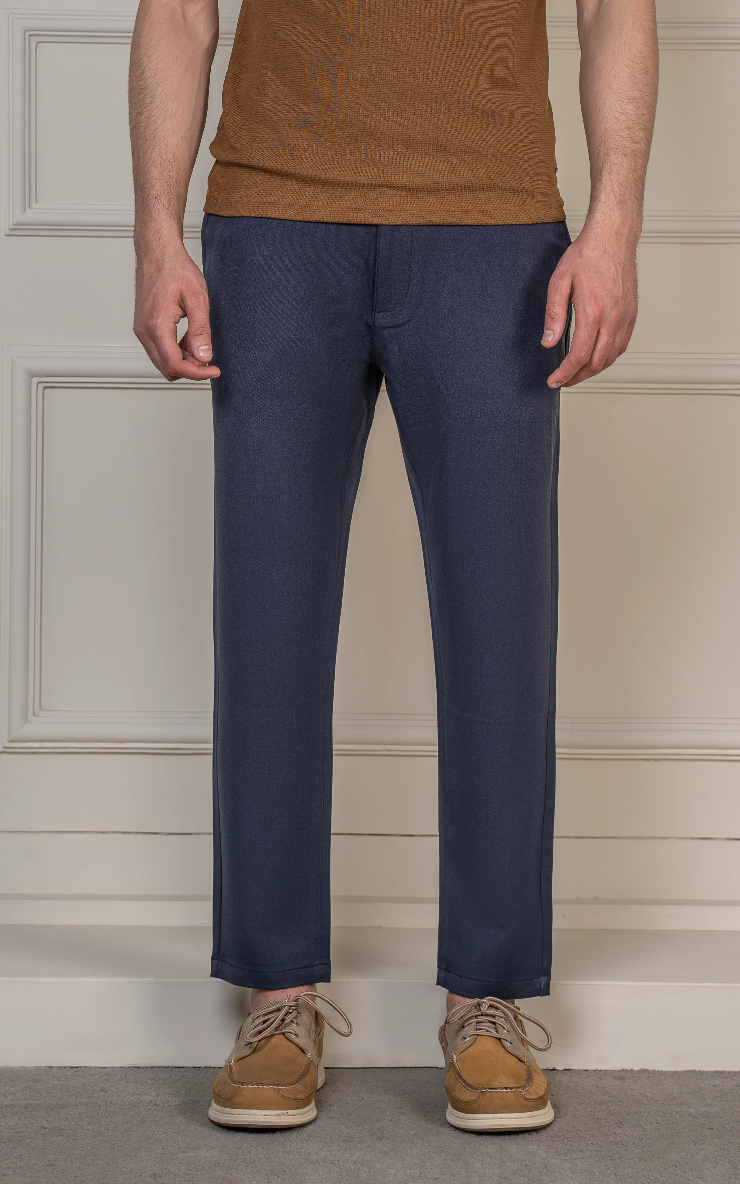 LOOSE FIT PLAIN PANT NAVY - Image 2