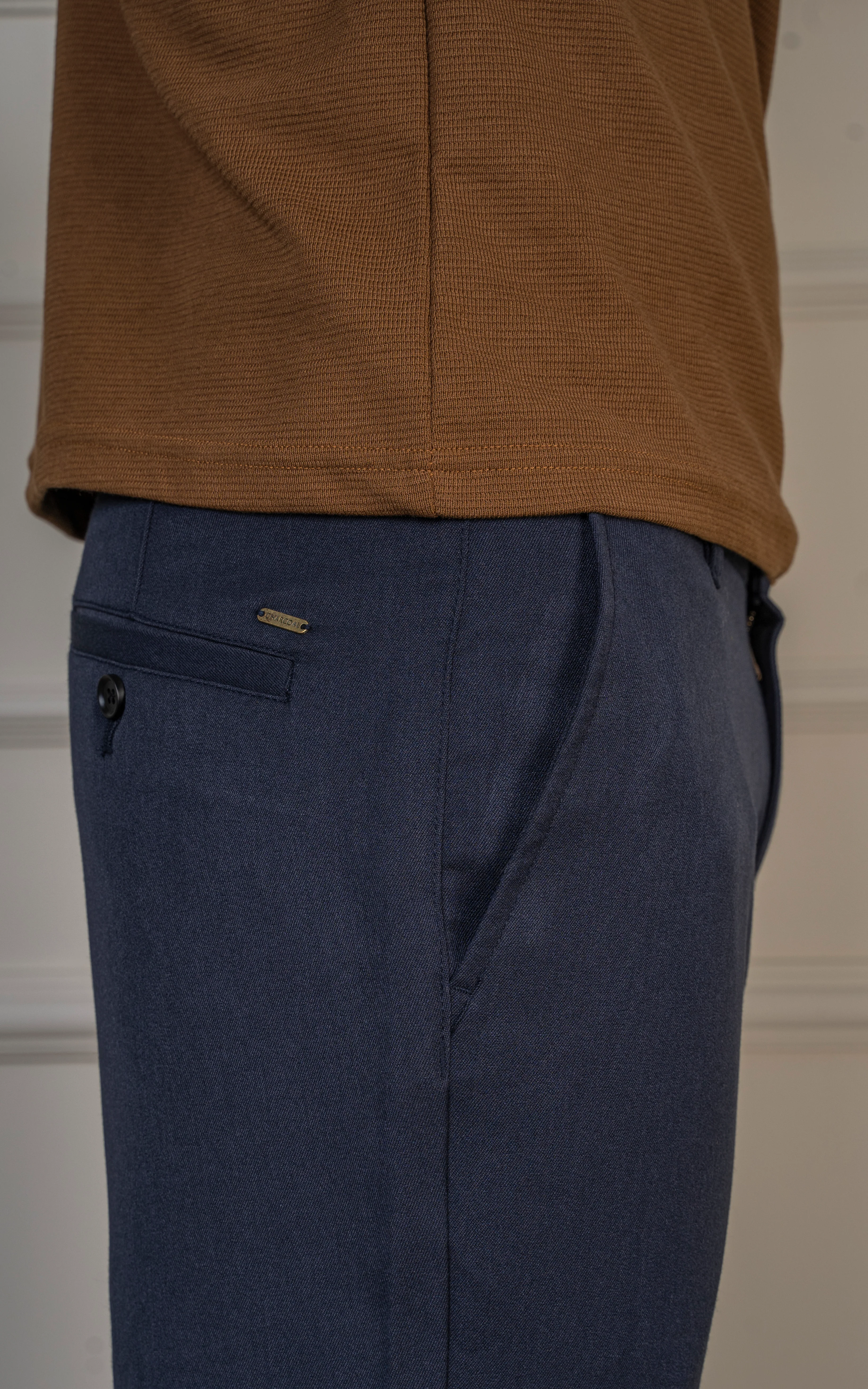 LOOSE FIT PLAIN PANT NAVY - Image 6