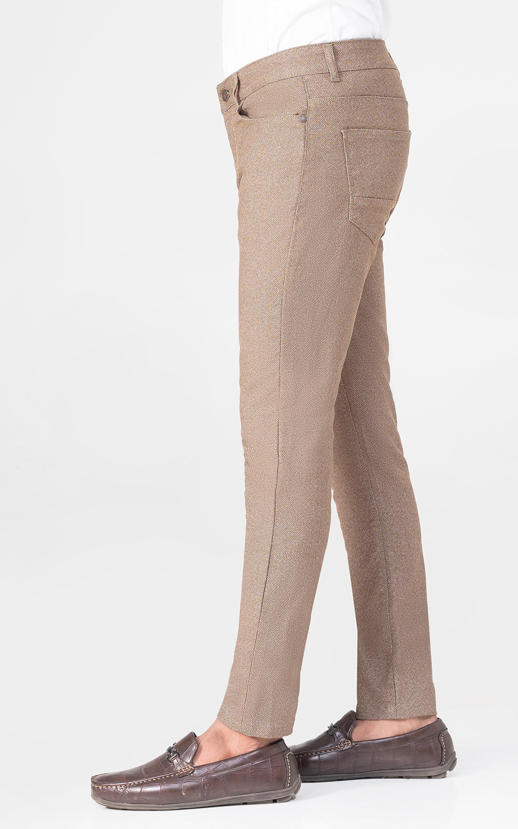 MELANGE 5-POCKET PANT LIGHT KHAKI