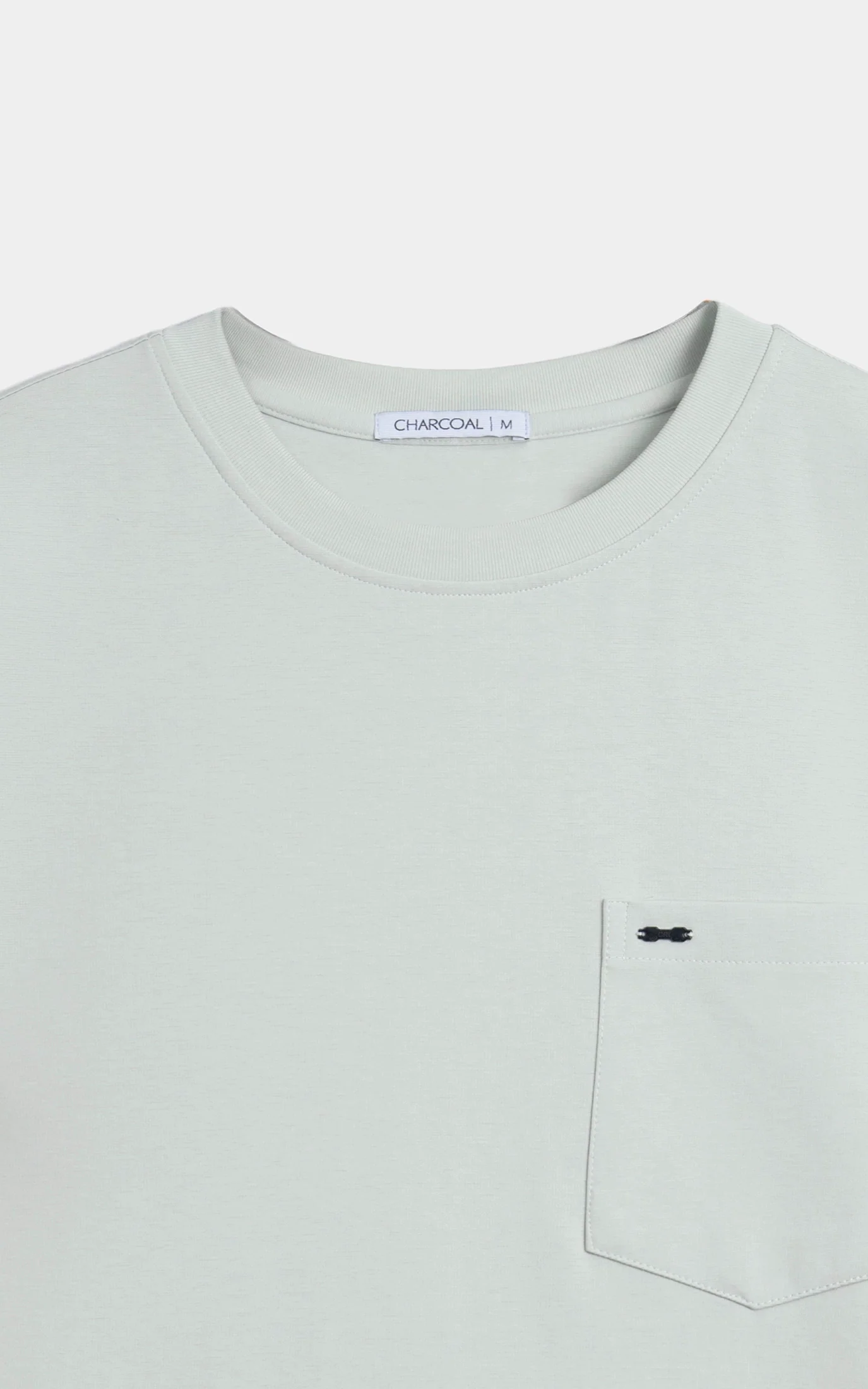 OVERSIZE FIT CREW NECK T-SHIRT AQUA GREEN - Image 8