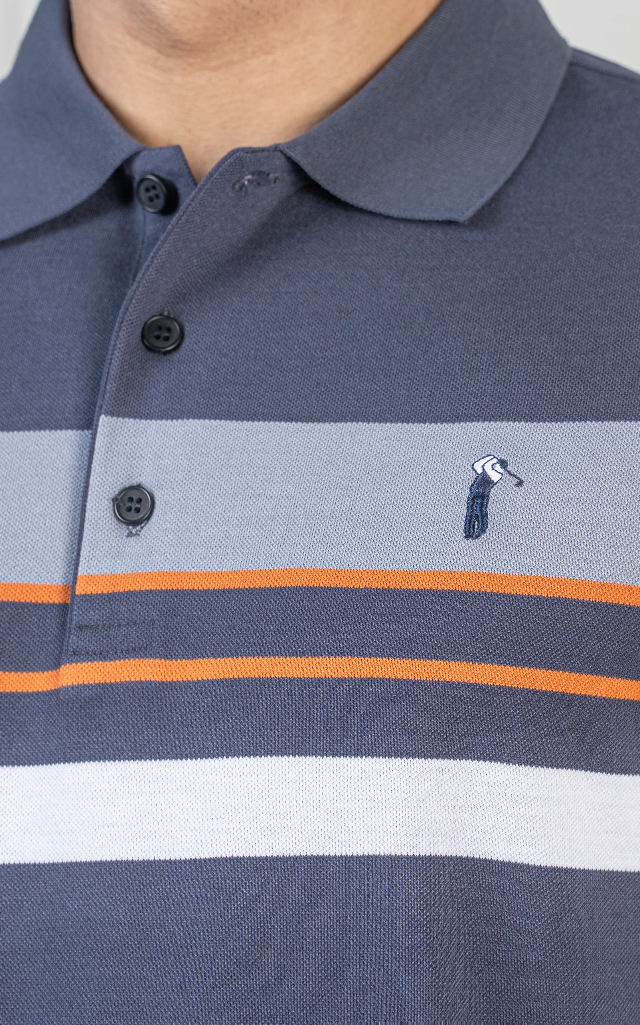 PANEL EXECUTIVE POLO SHIRT NAVY - Image 3