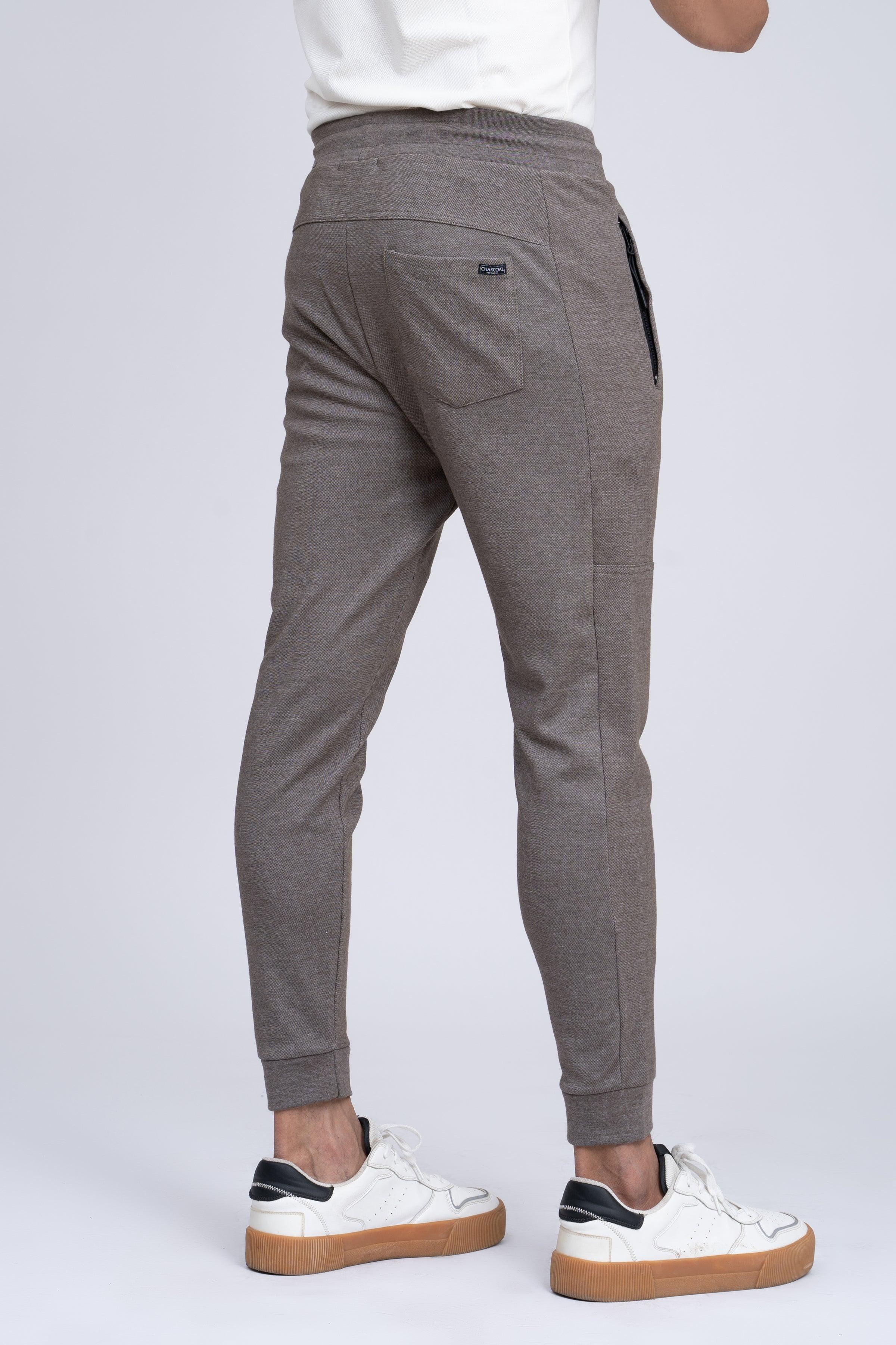 PIQUE INTERLOCK TROUSER OLIVE - Image 3