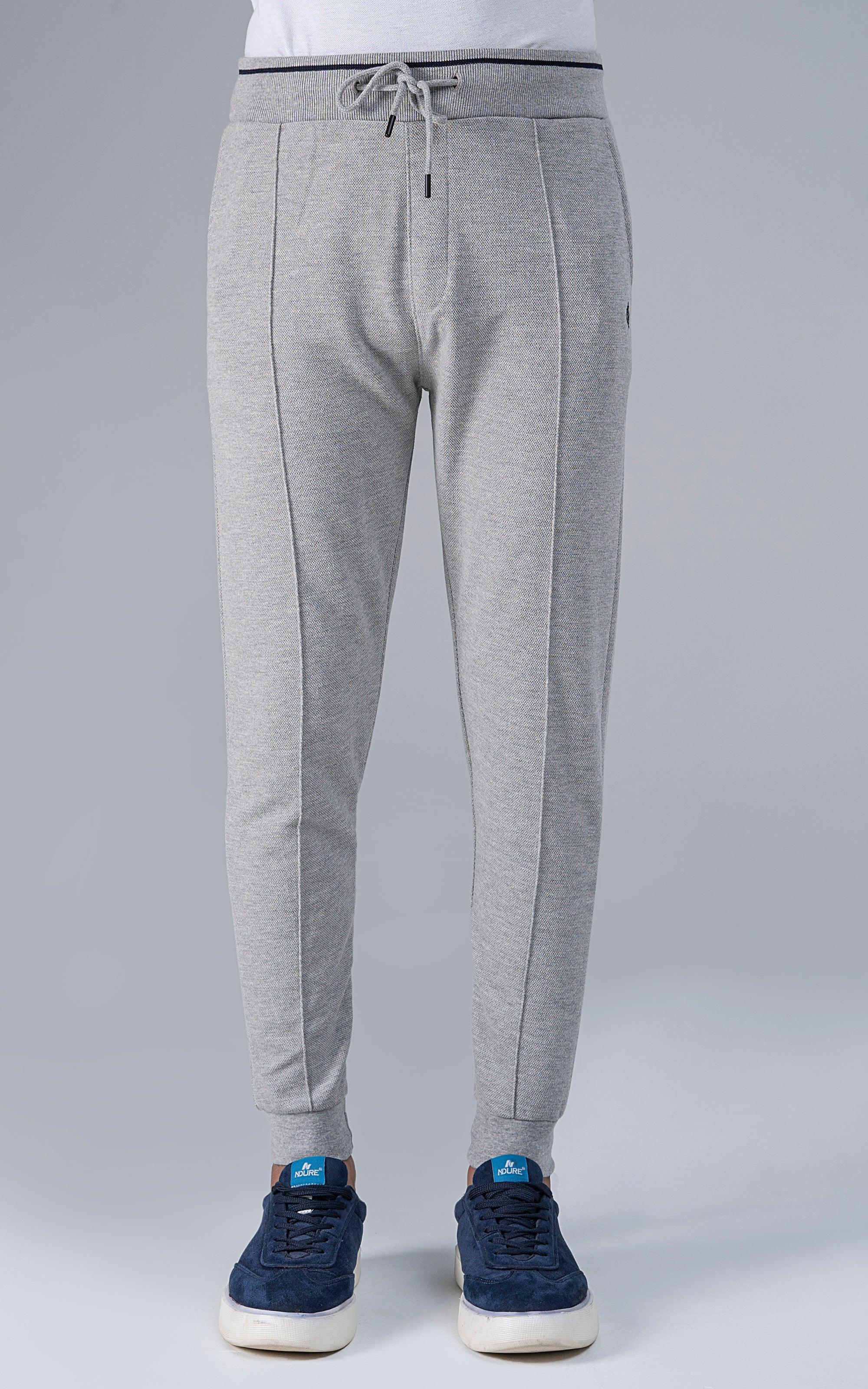PIQUE TERRY TROUSER GREY - Image 2