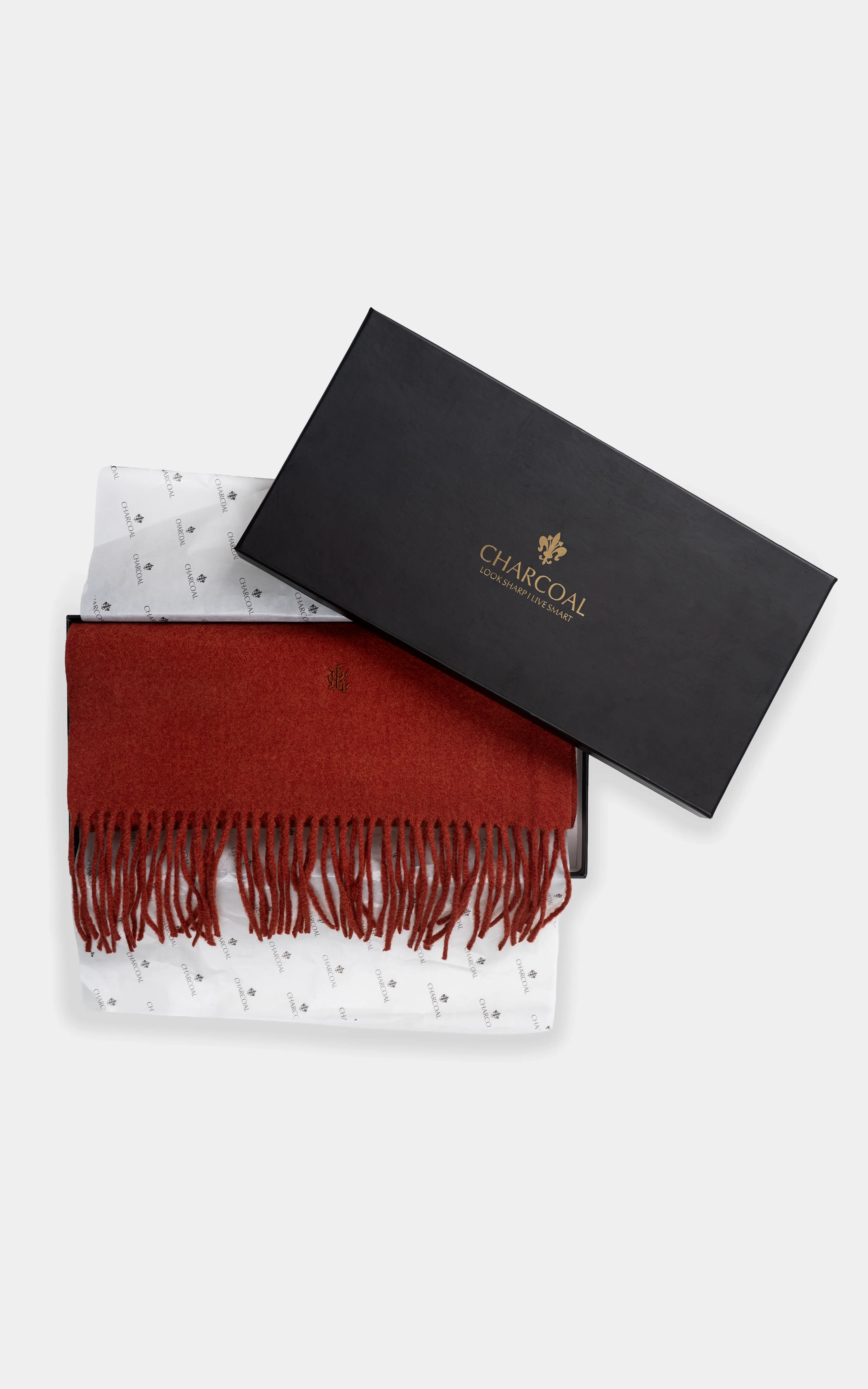 PLAIN EMBROIDERY SCARF - Image 3