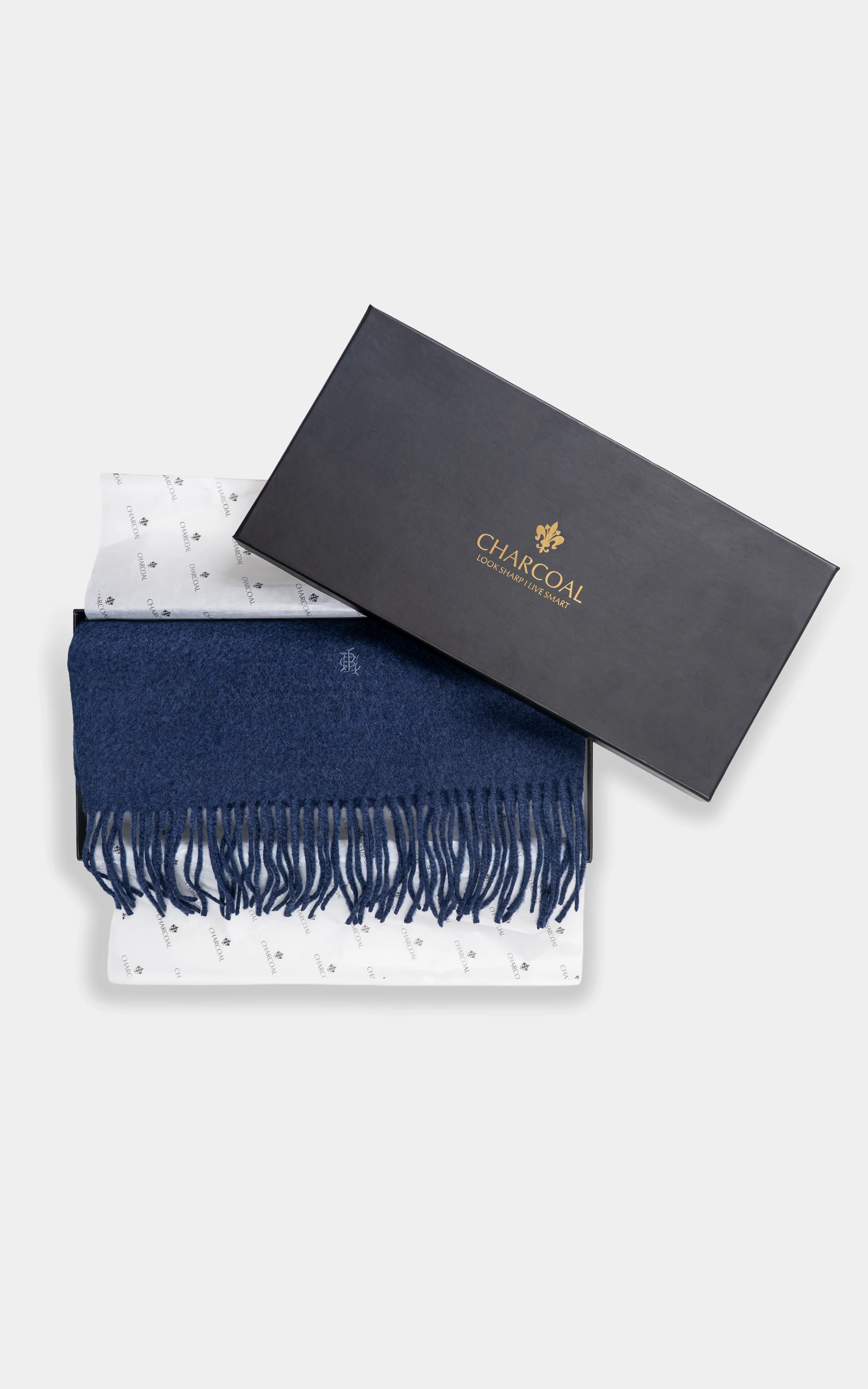 PLAIN EMBROIDERY SCARF - Image 3