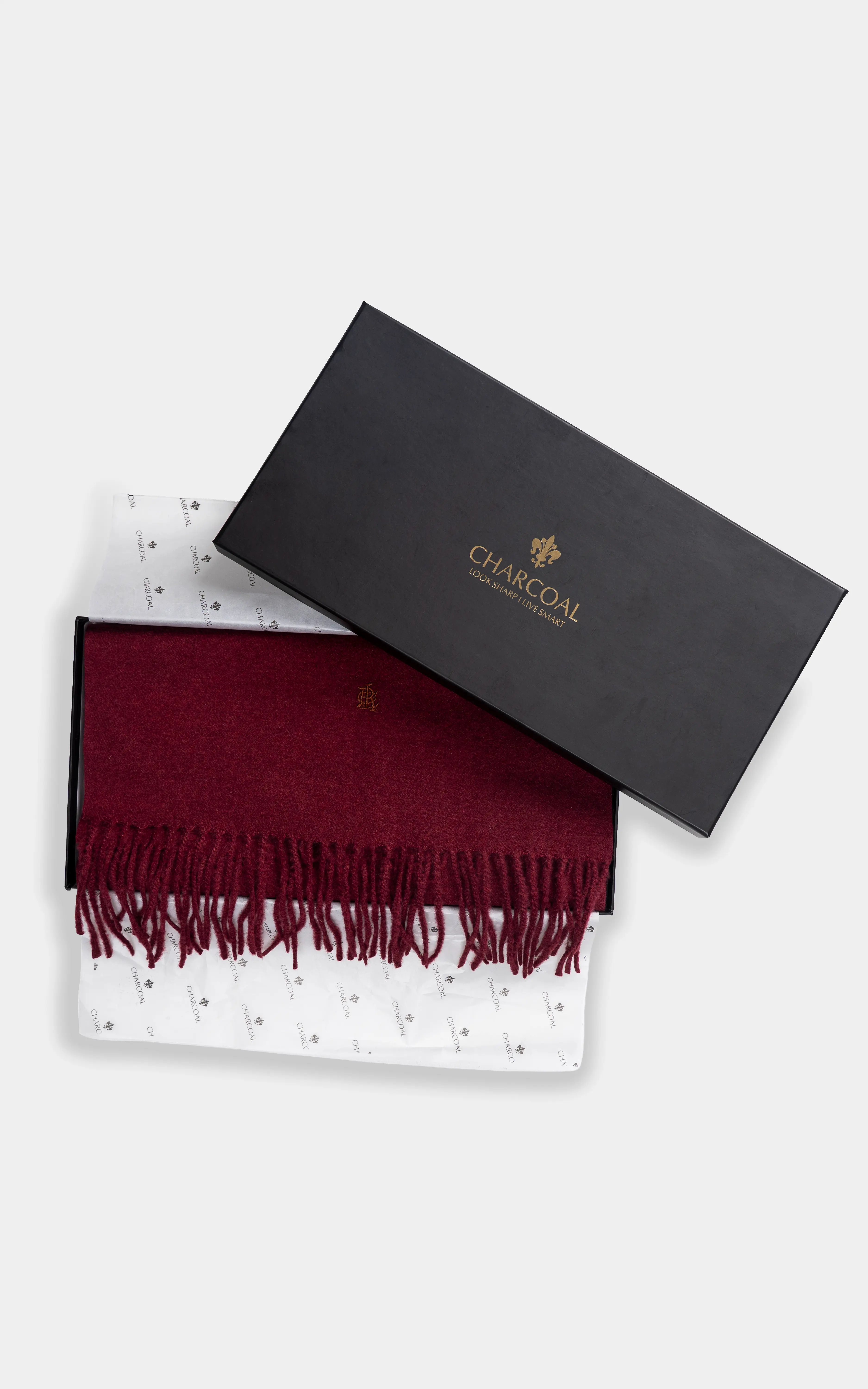 PLAIN EMBROIDERY SCARF - Image 3