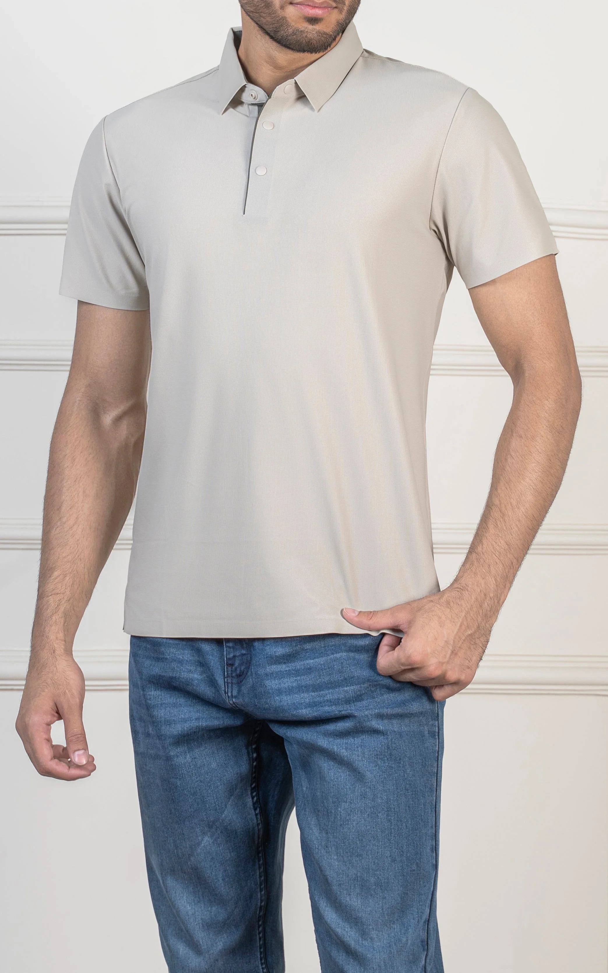 PLAIN EXECUTIVE POLO SHIRT BLACK - Image 38