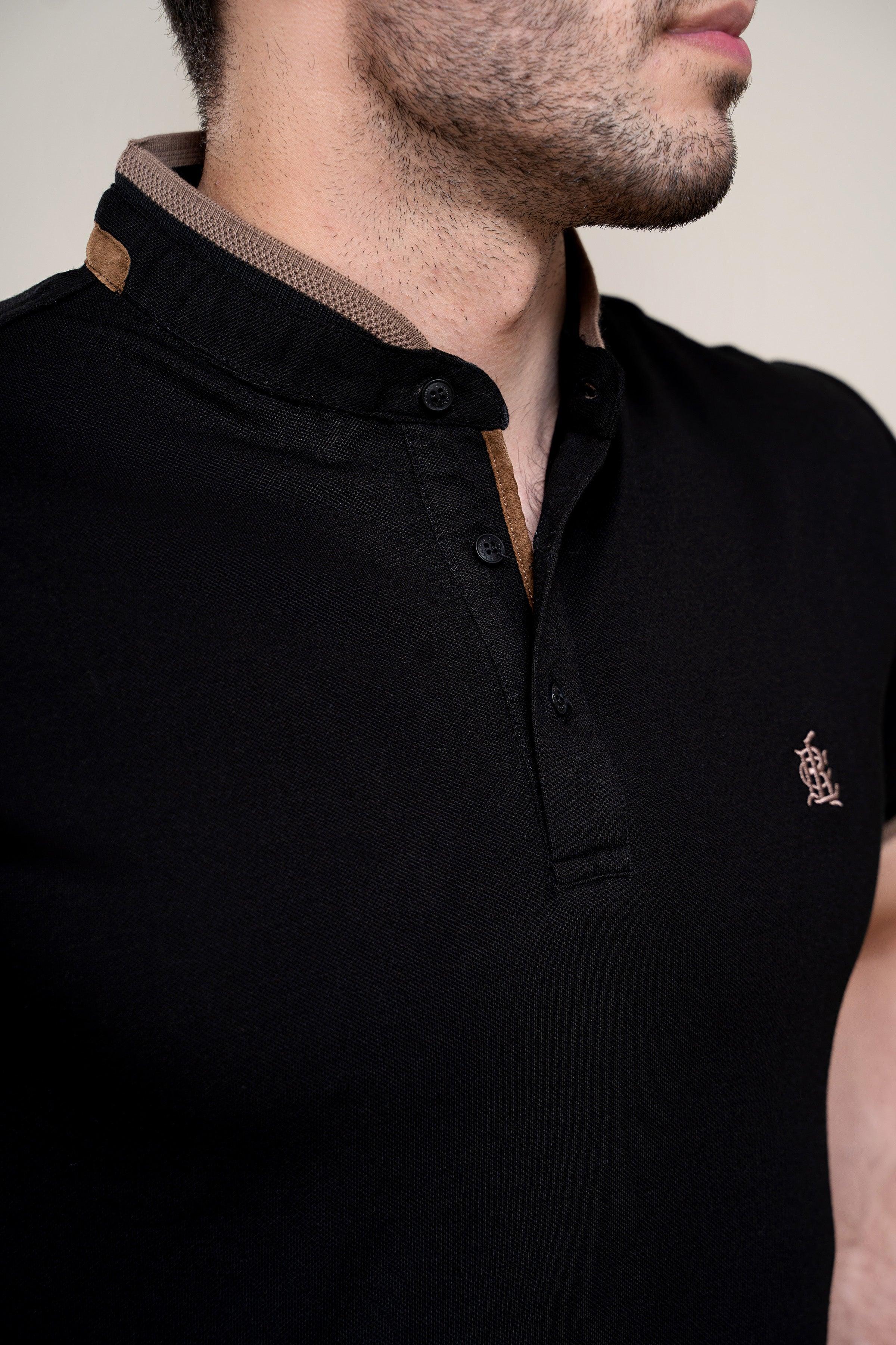 POLO SHIRT BLACK - Image 6