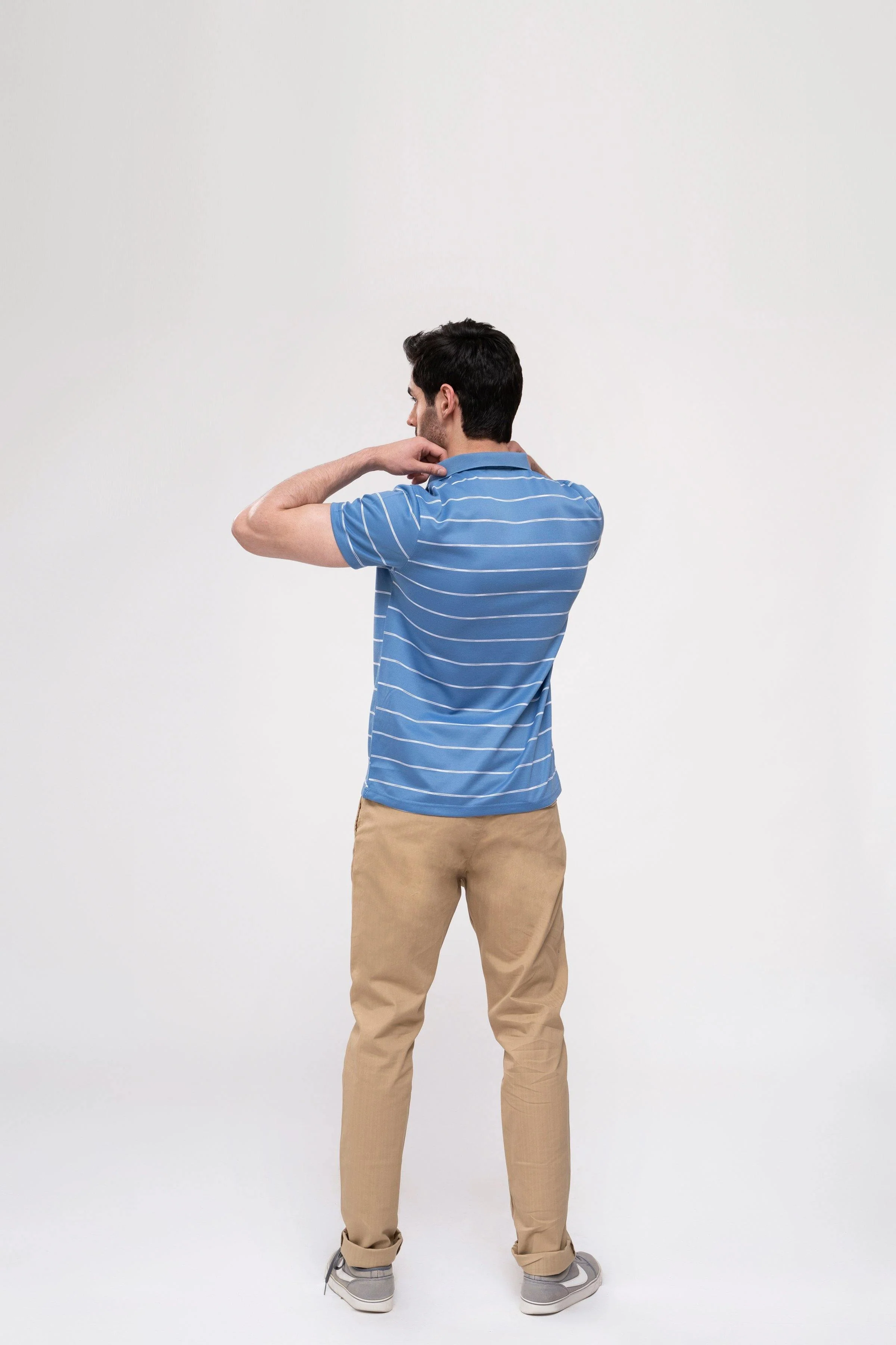 POLO SHIRT BLUE - Image 3